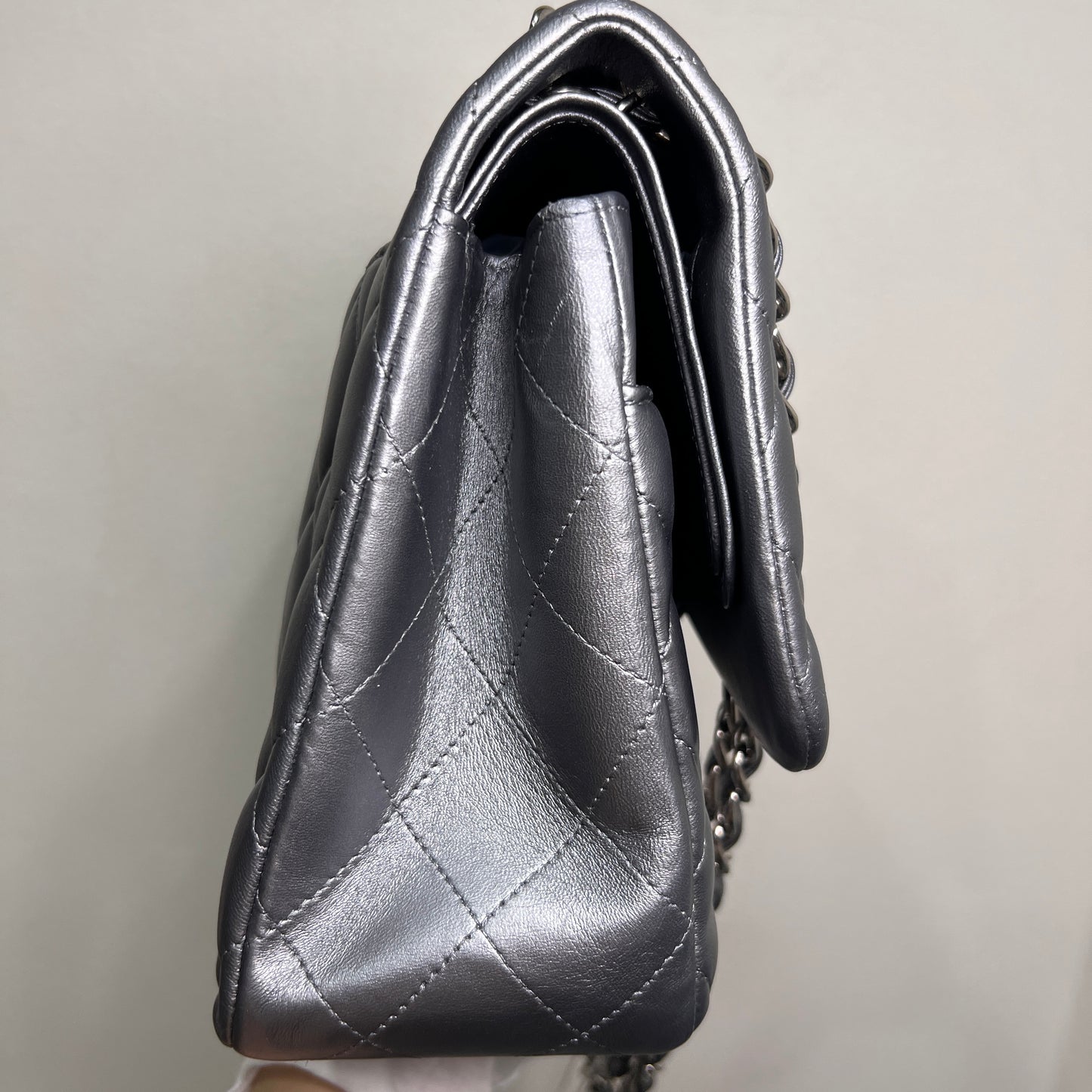 CHANEL Jumbo Double Flap Lambskin Quilted