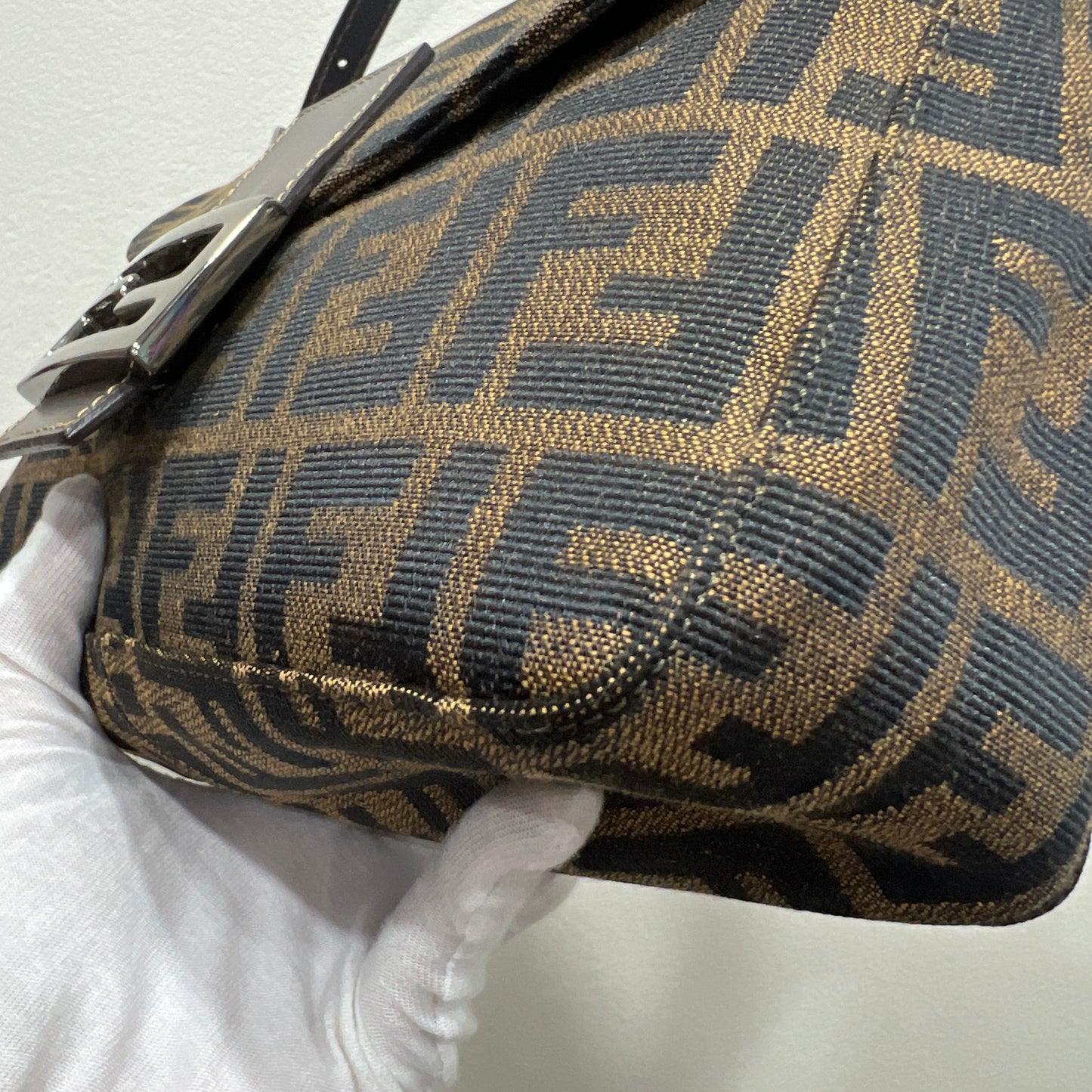 FENDI Zucca Baguette Shoulder Bag