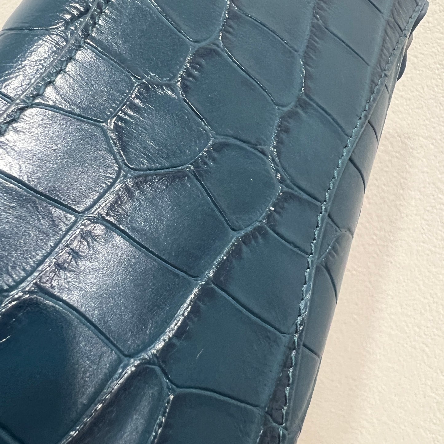 BALENCIAGA Mini City Crocodile