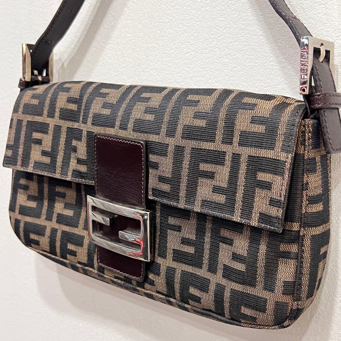 FENDI Baguette Silver Hardware