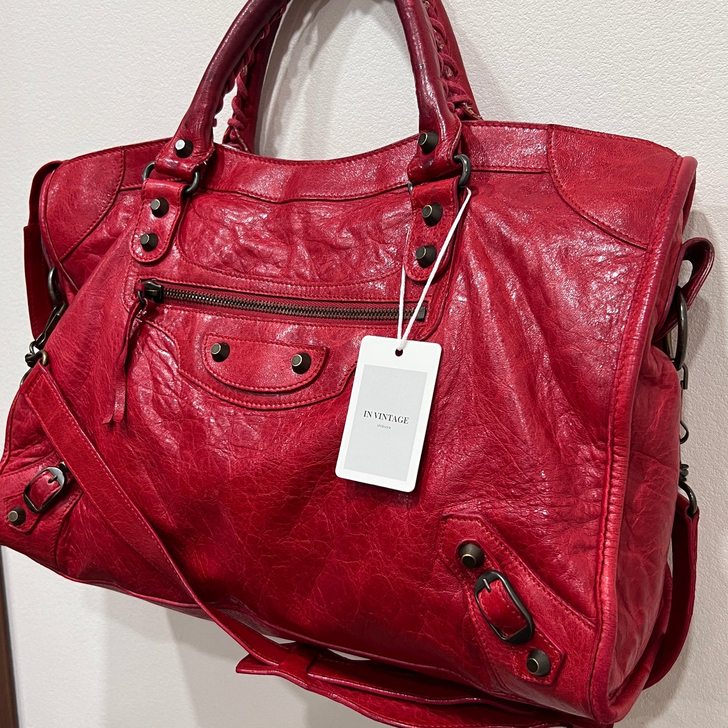 BALENCIAGA City Bag Red Medium