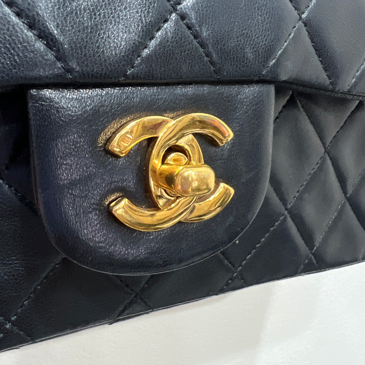 CHANEL Classic Double Flap 24k Gold 23cm