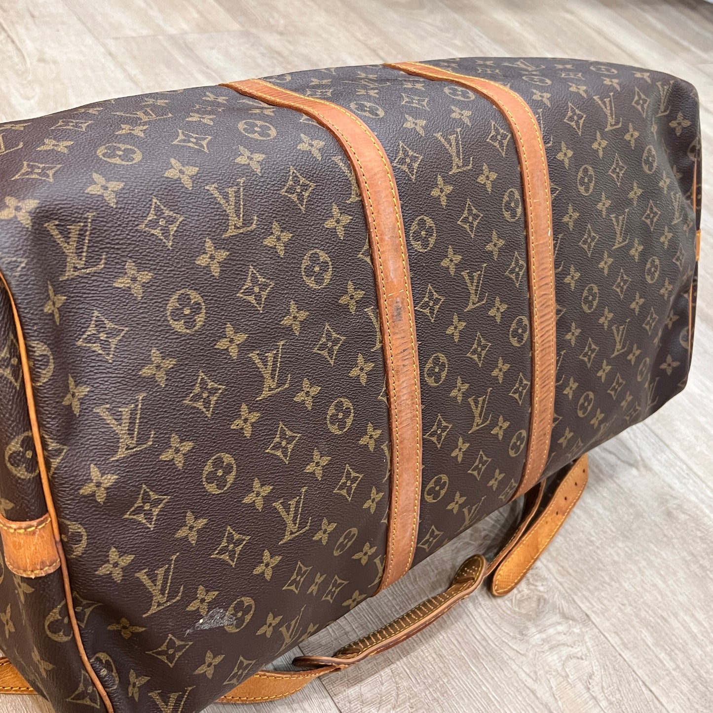 LOUIS VUITTON Keepall 55cm w/ strap