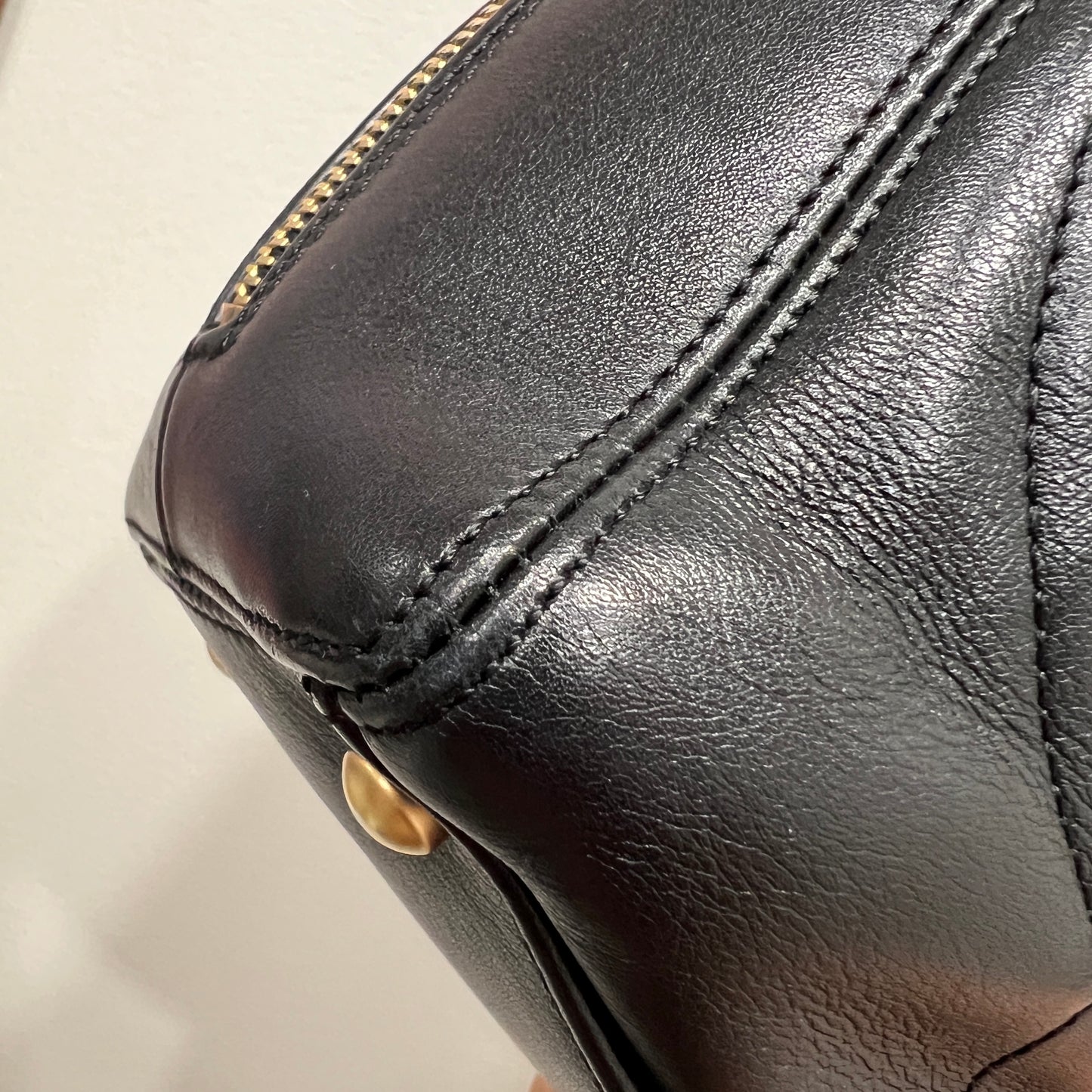CHANEL Triple CC Bowling Black Handbag