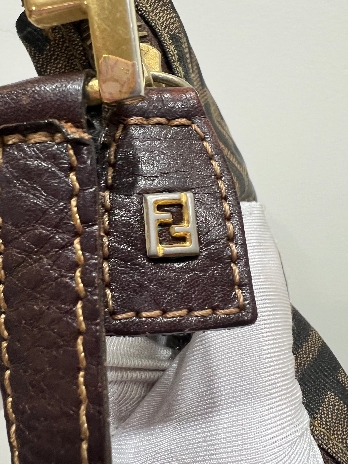 FENDI Century Zucca Shoulder Bag