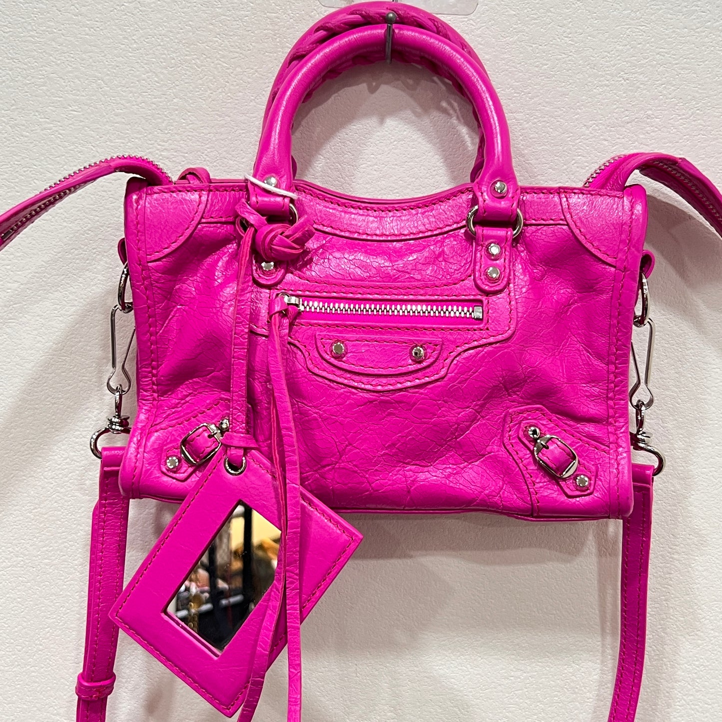 BALENCIAGA Le City Bag Mini in Hot Pink