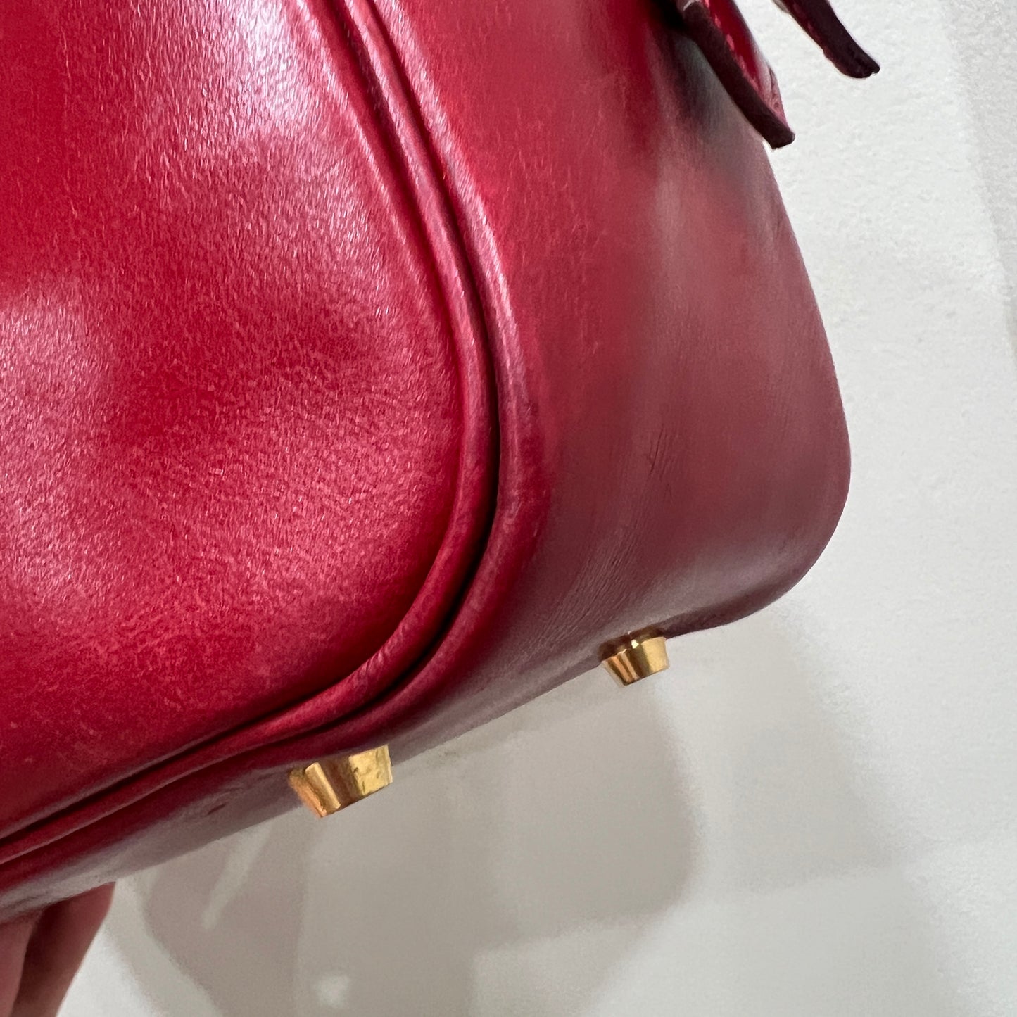 HERMES Plume Leather