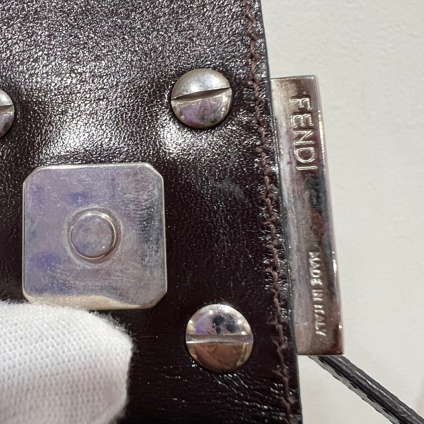 FENDI Baguette in Silver