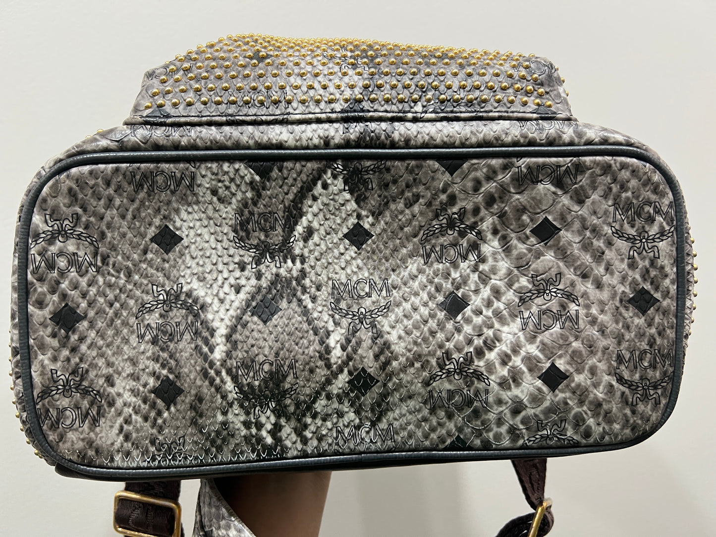 MCM Backpack Snakeskin