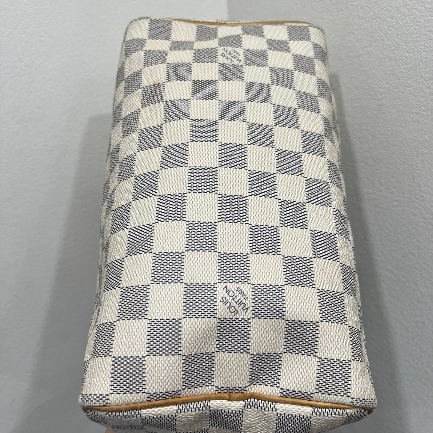 LOUIS VUITTON Speedy White Damier 25 (6530316)