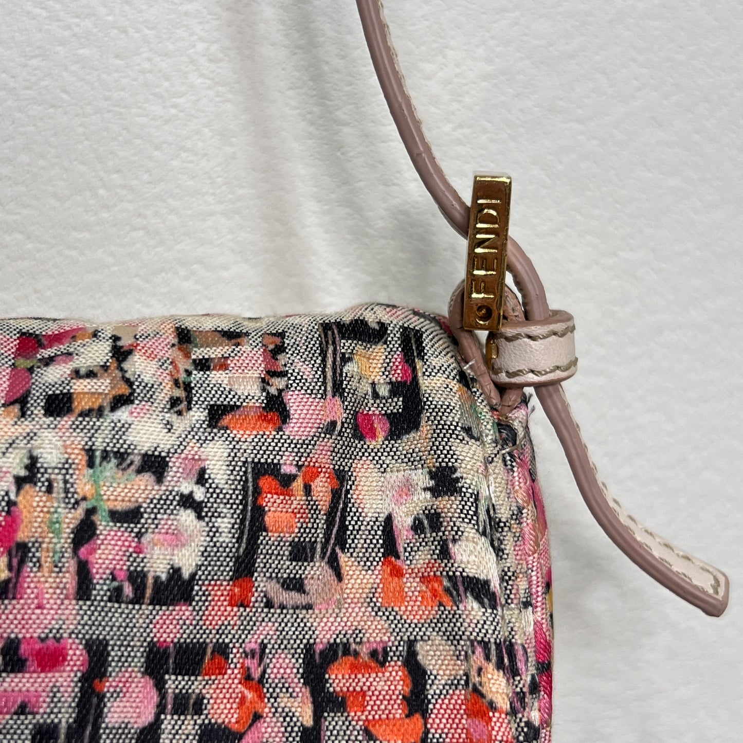 FENDI Floral Zuccino Mamma Baguette