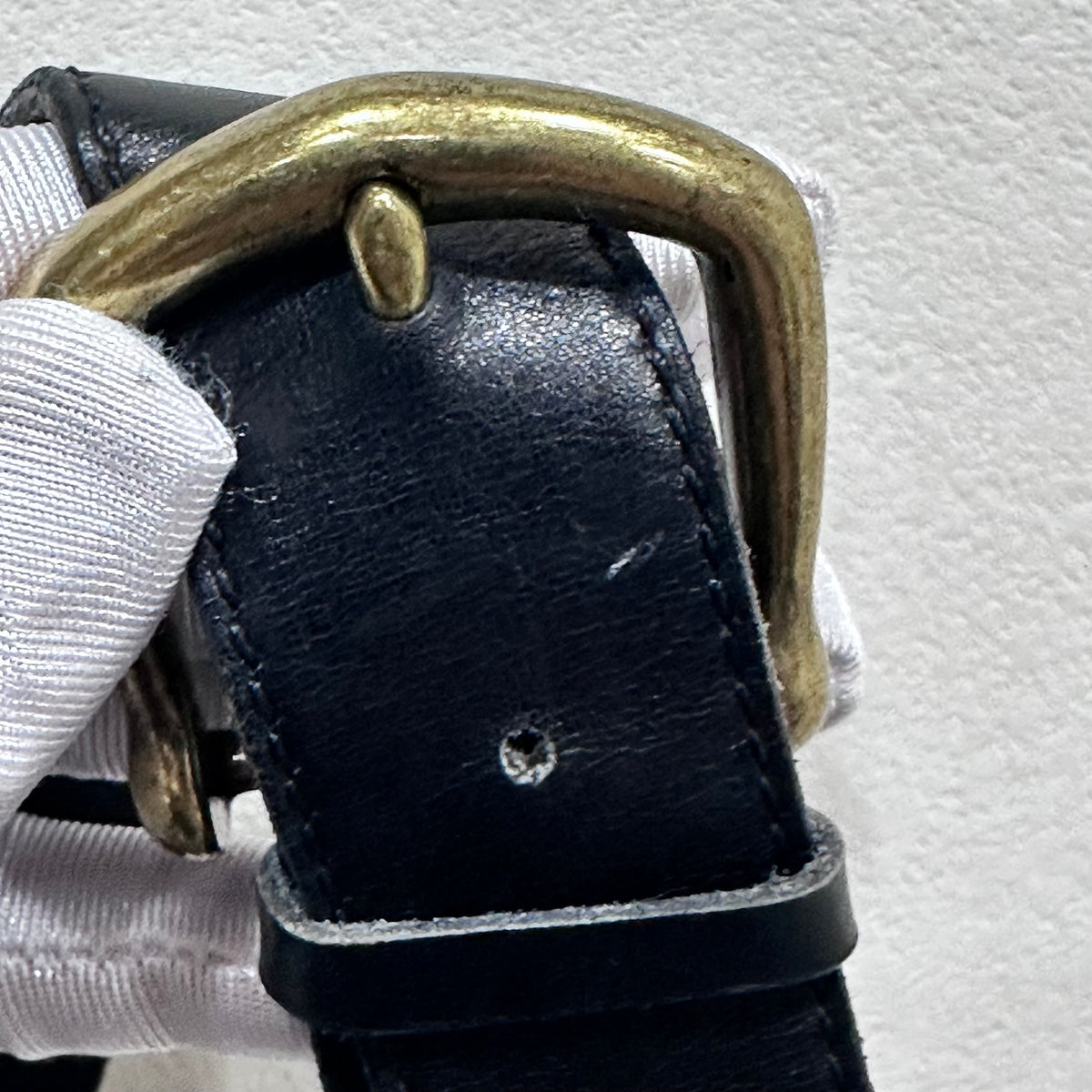 CELINE  Vintage Celine Horse Carriage Buckle Shoulder Bag in Dark leather with a Signature Gold-and-Silver Tone Sulky Horse-and-Carriage Front Clasp