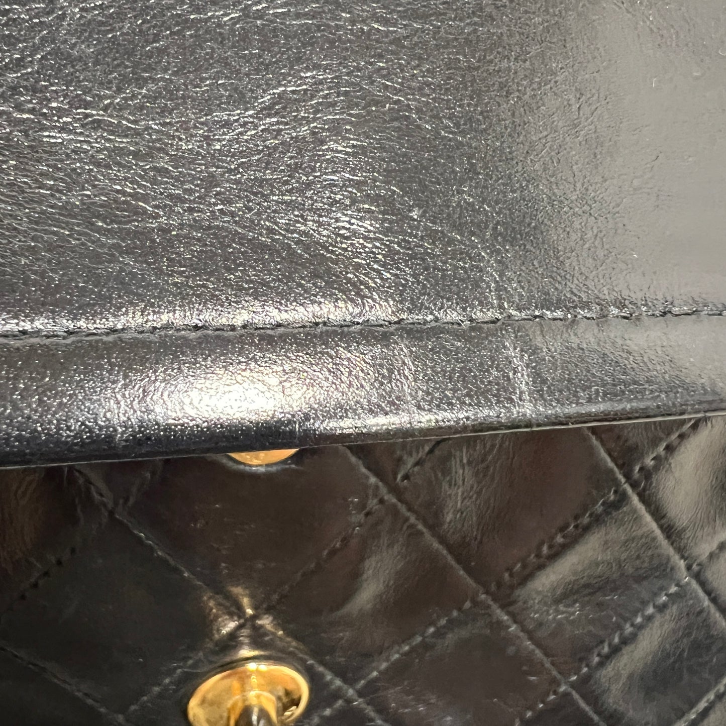 CHANEL Classic Double Flap 24k Gold 1991-1994
