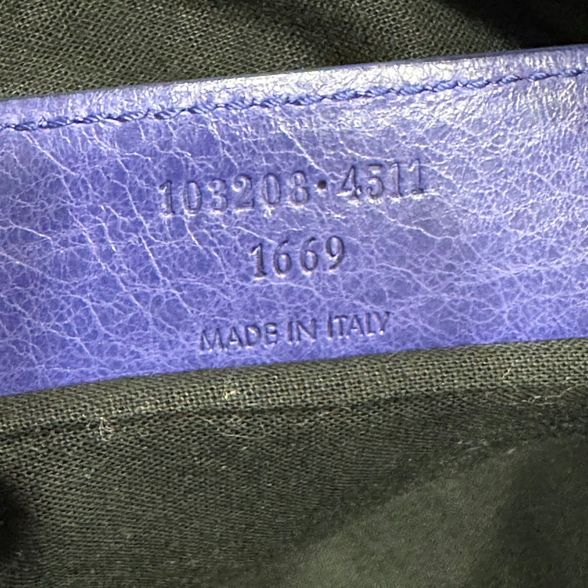 BALENCIAGA The First Bag Purple