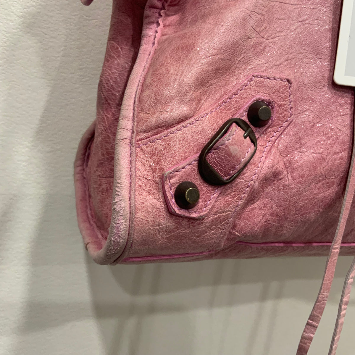 BALENCIAGA Pink City Bag Medium