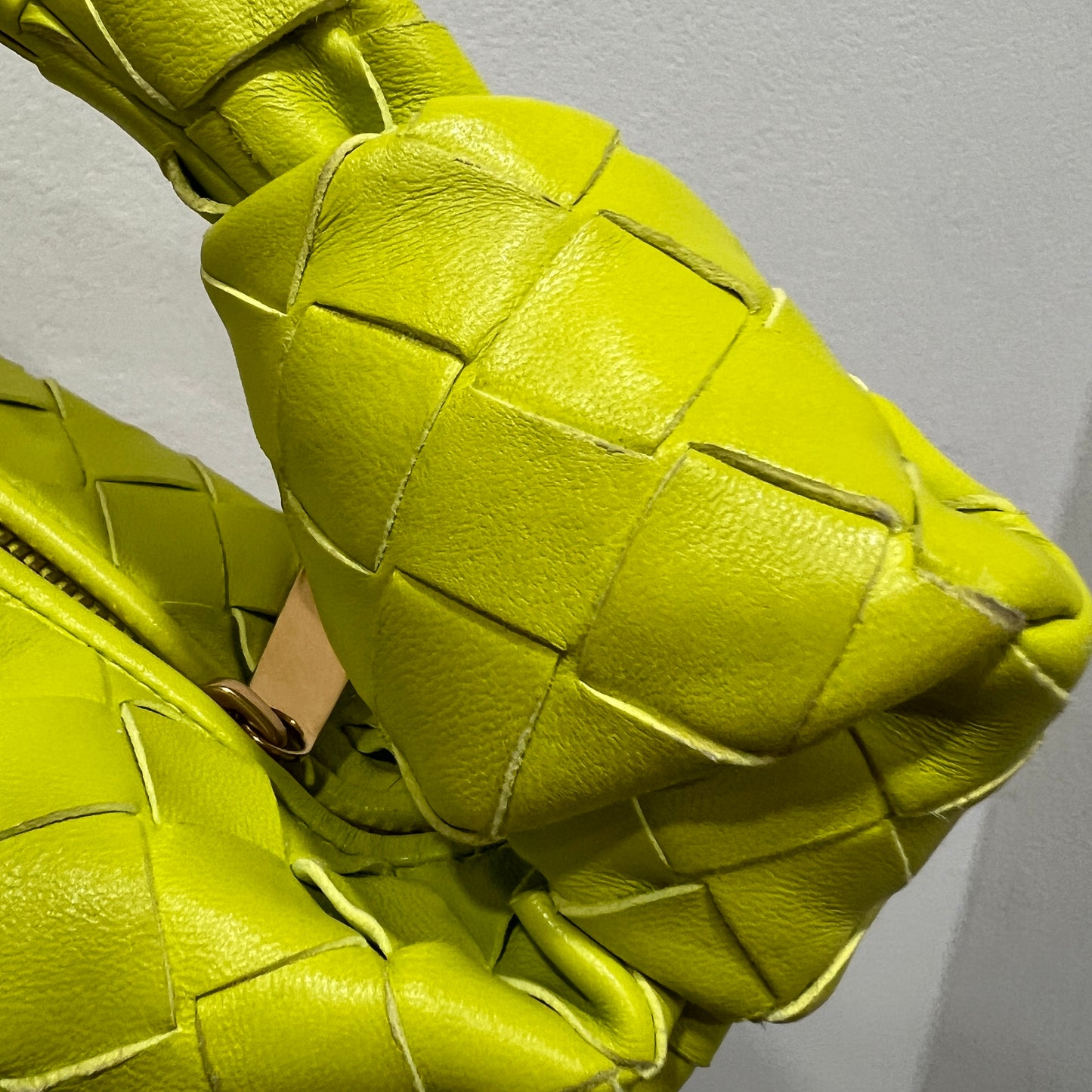 BOTTEGA VENETA Mini Jodie Neon Green