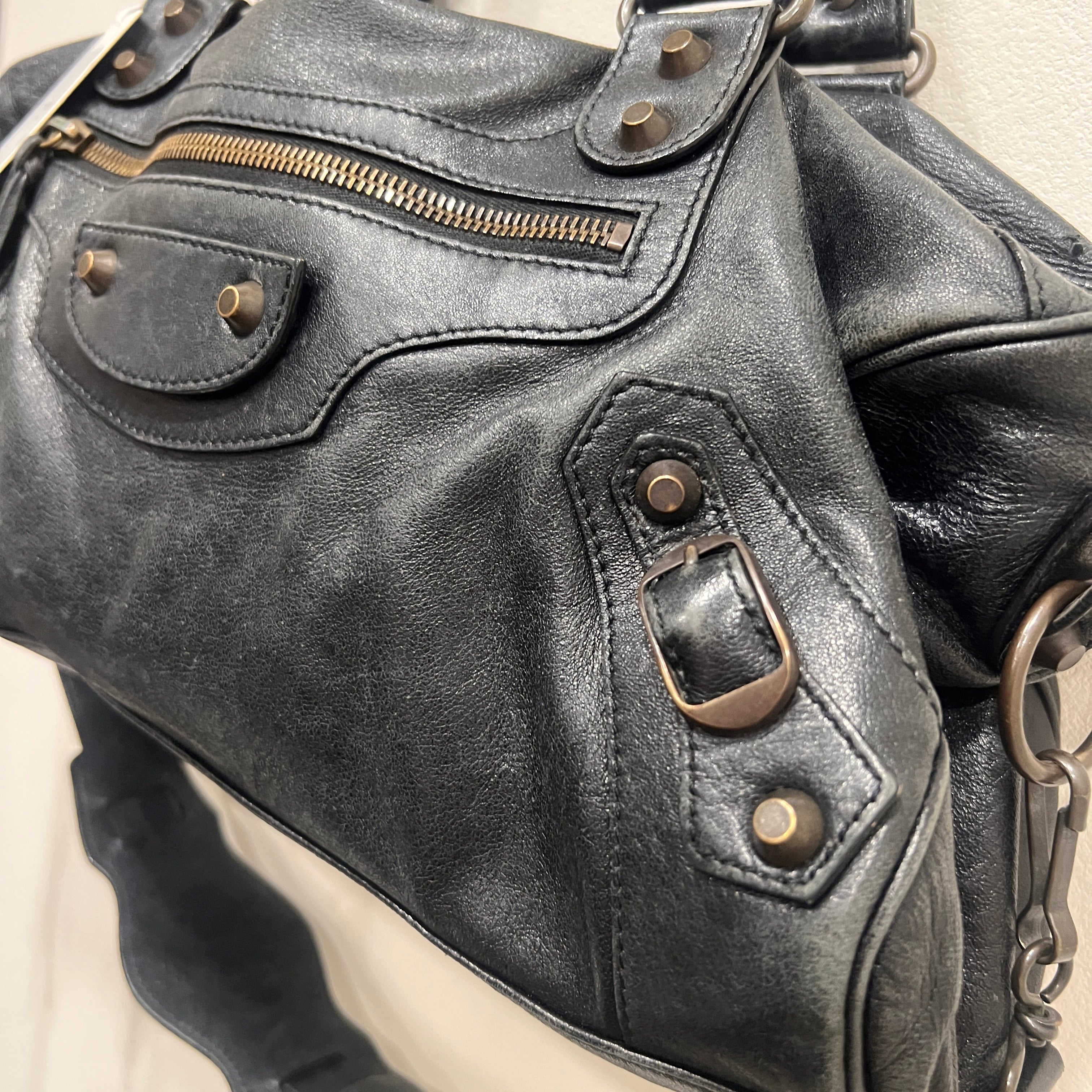 BALENCIAGA Black Twiggy Leather – In Vintage