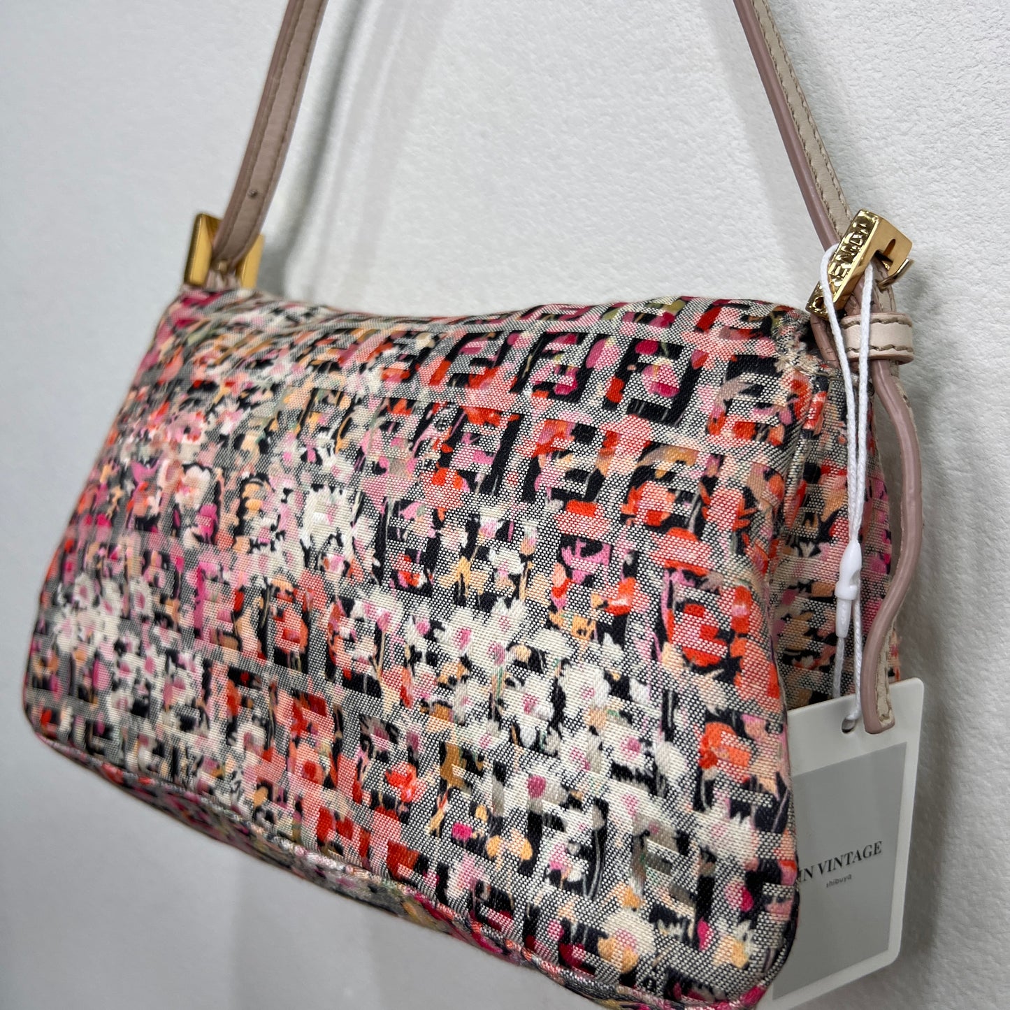 FENDI Floral Zuccino Mamma Baguette