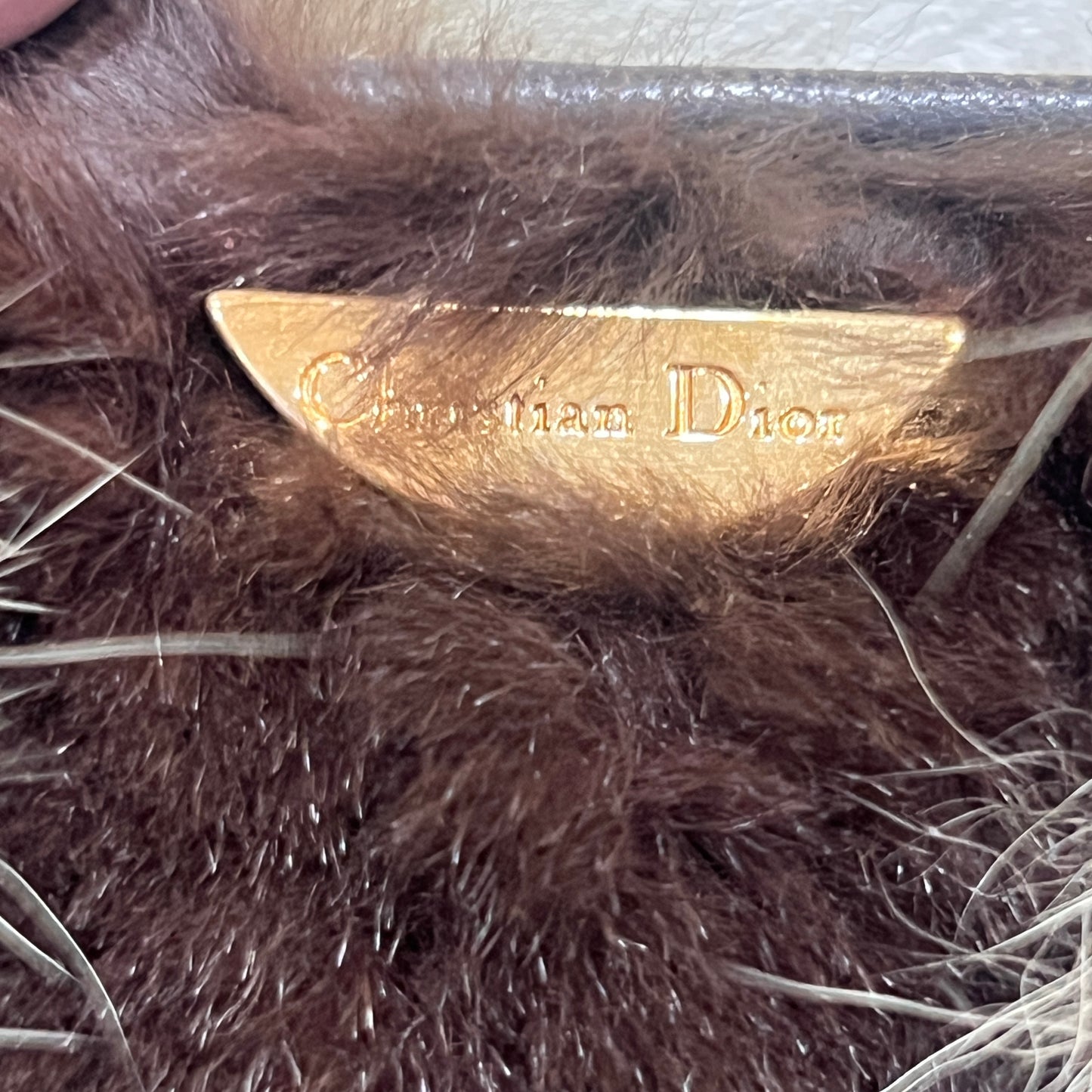DIOR Fur Bag Medium