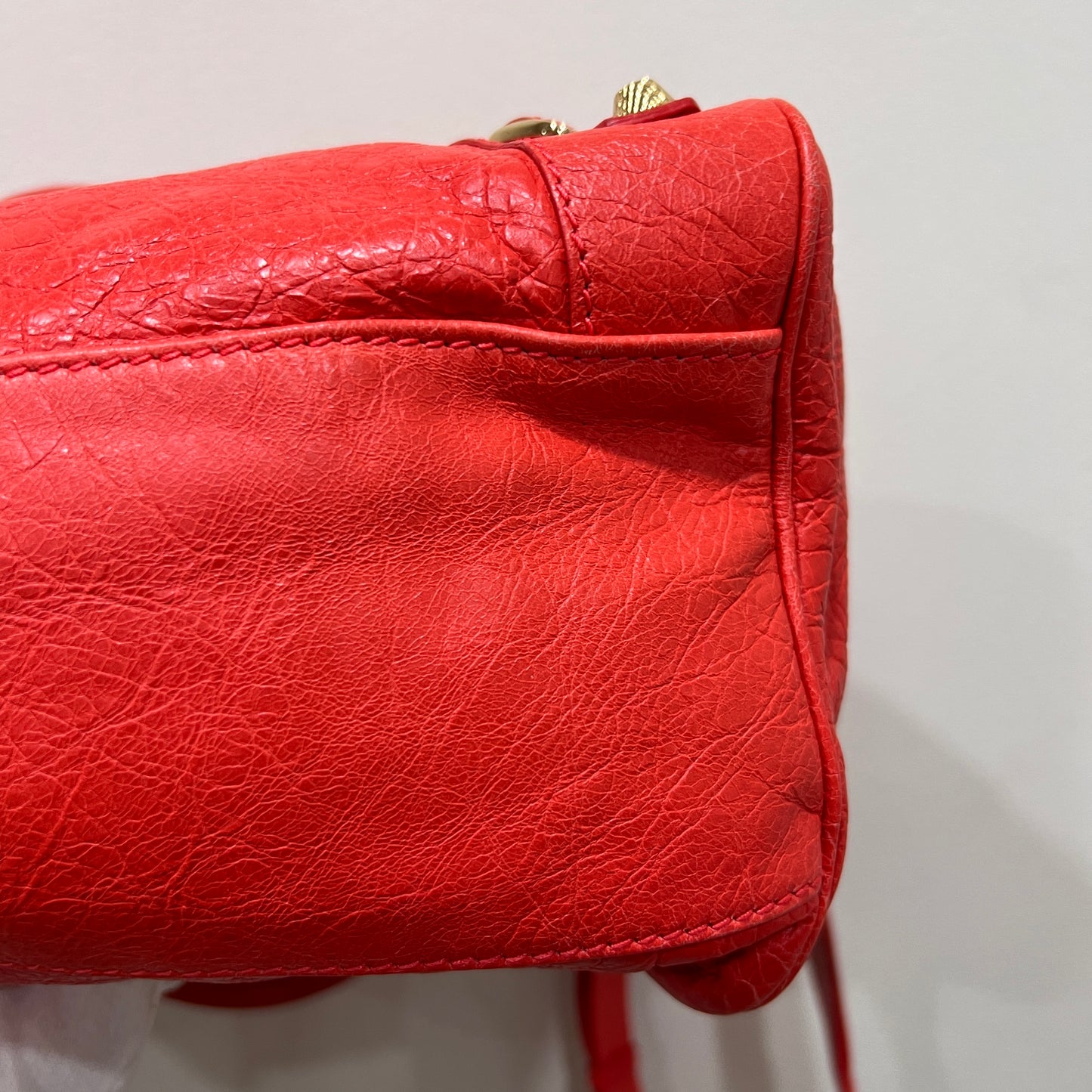 BALENCIAGA City Bag Red Orange Medium
