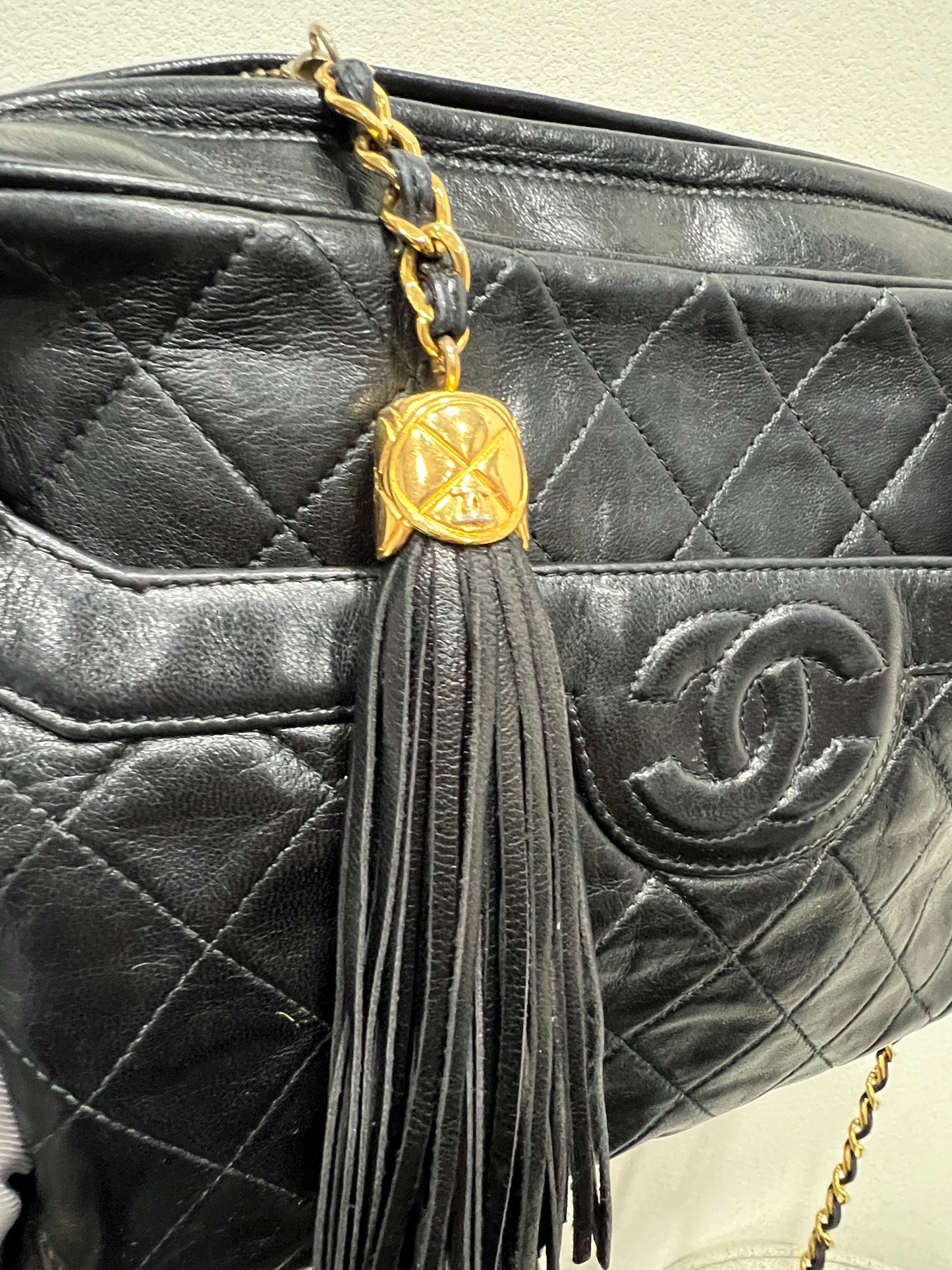 CHANEL TASSEL CAMERA BAG