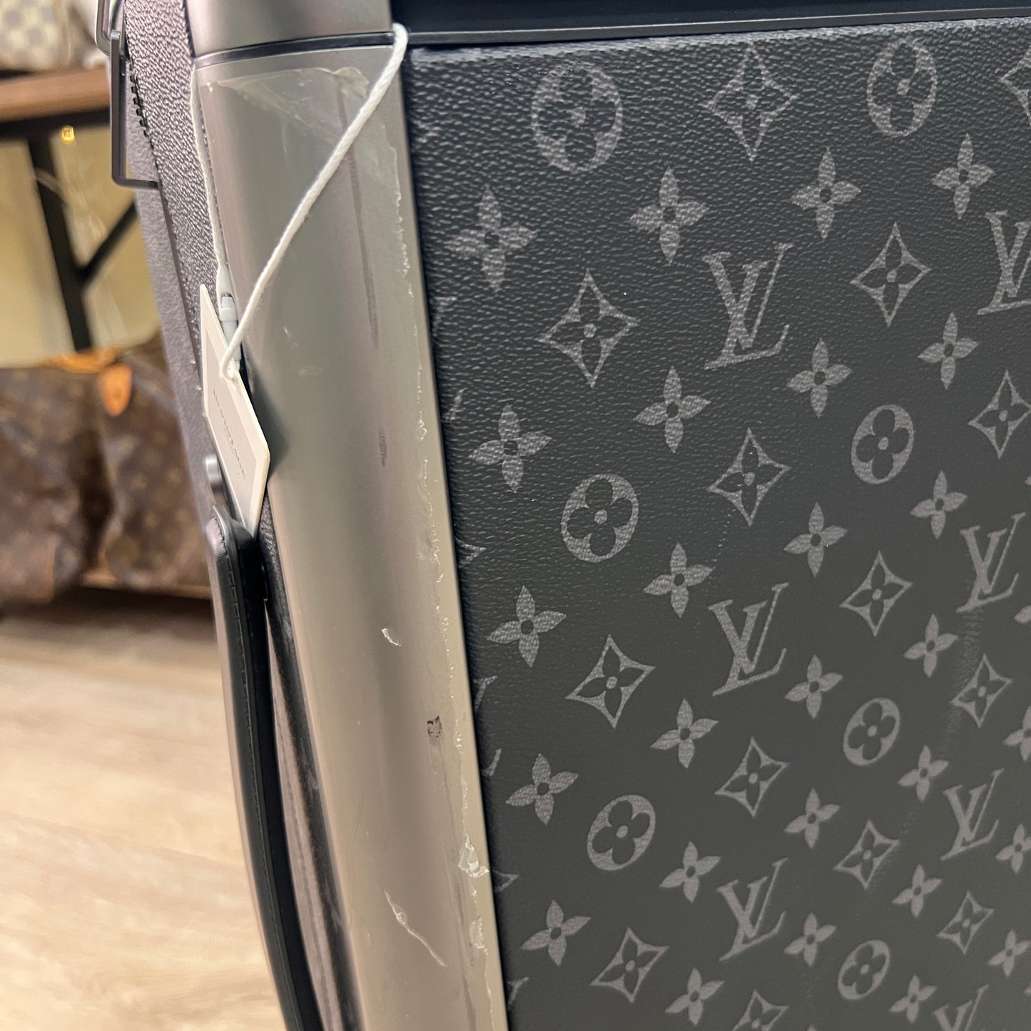 LOUIS VUITTON Horizon Grey Monogram Eclipse 55cm Suitcase