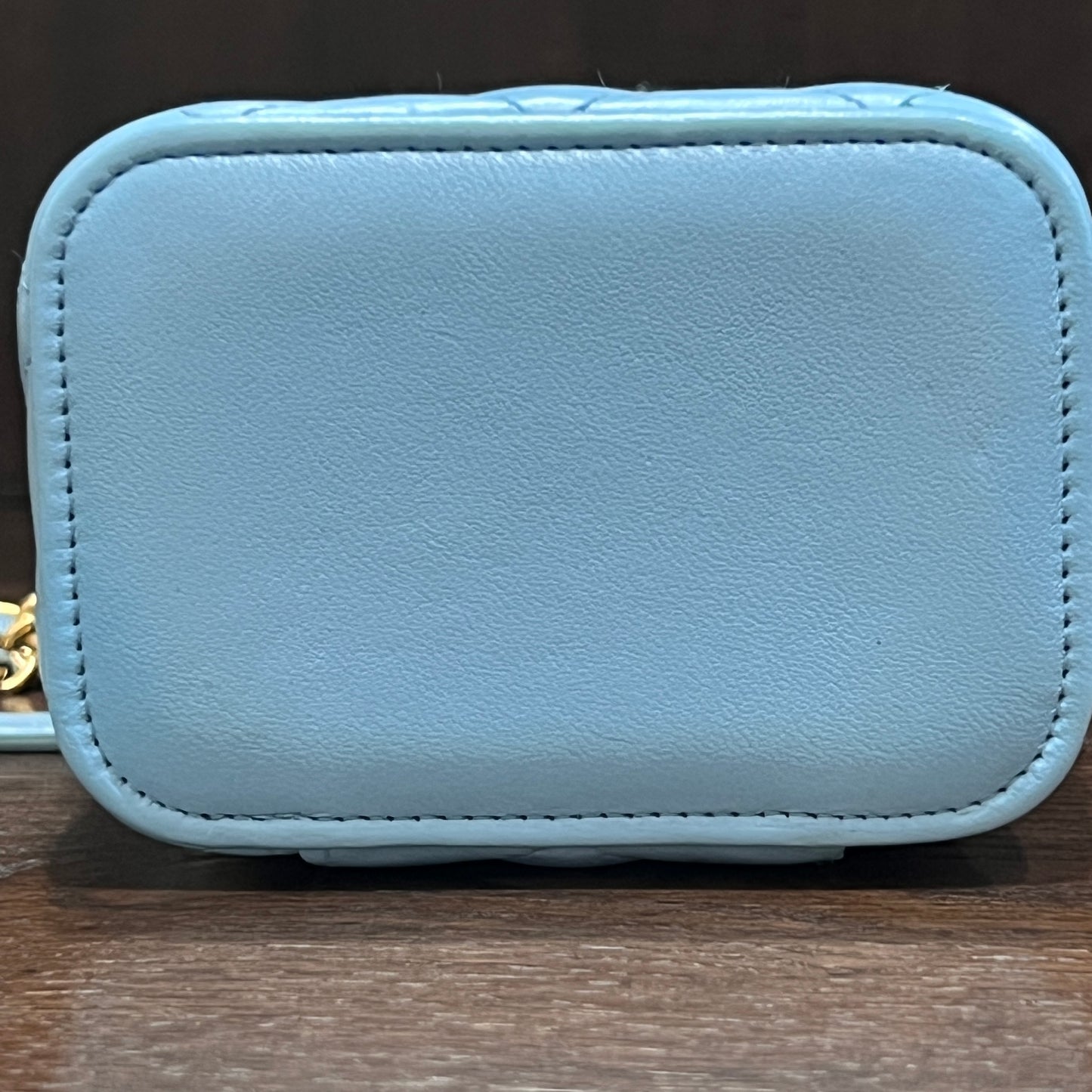 CHANEL Mini Vanity Bag Light Blue