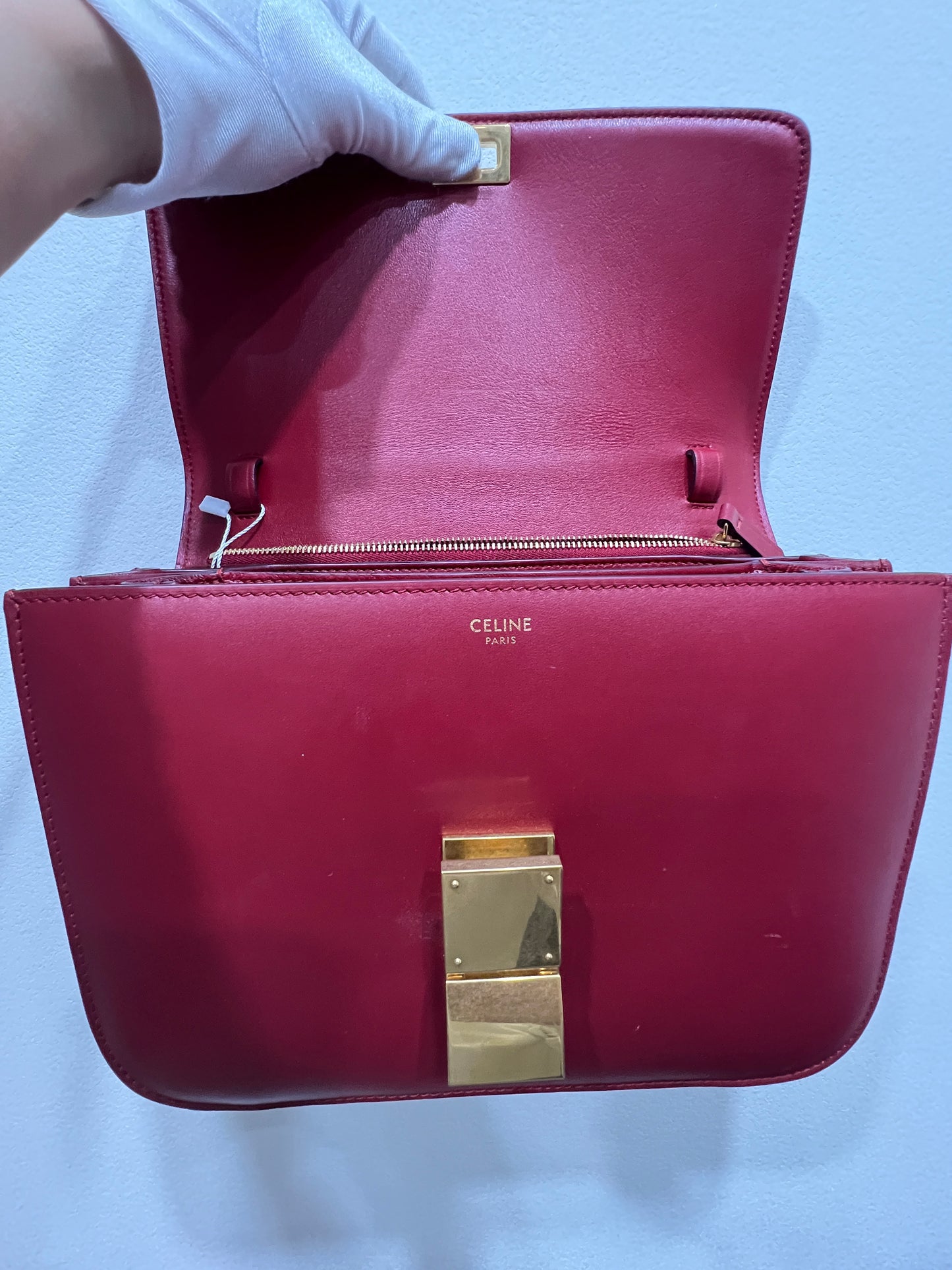 CELINE Classic Box Bag Medium (RED)