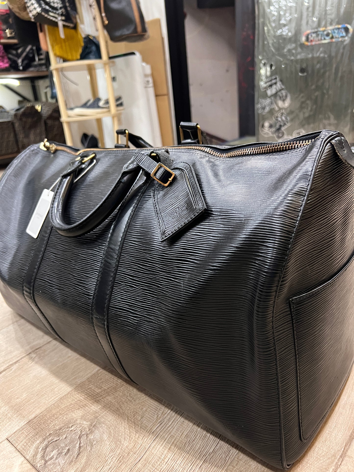 LOUIS VUITTON Keepall Epi Leather 50cm