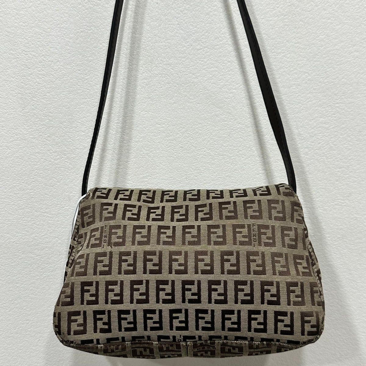 FENDI Mini Mamma Baguette Zuccino Canvas