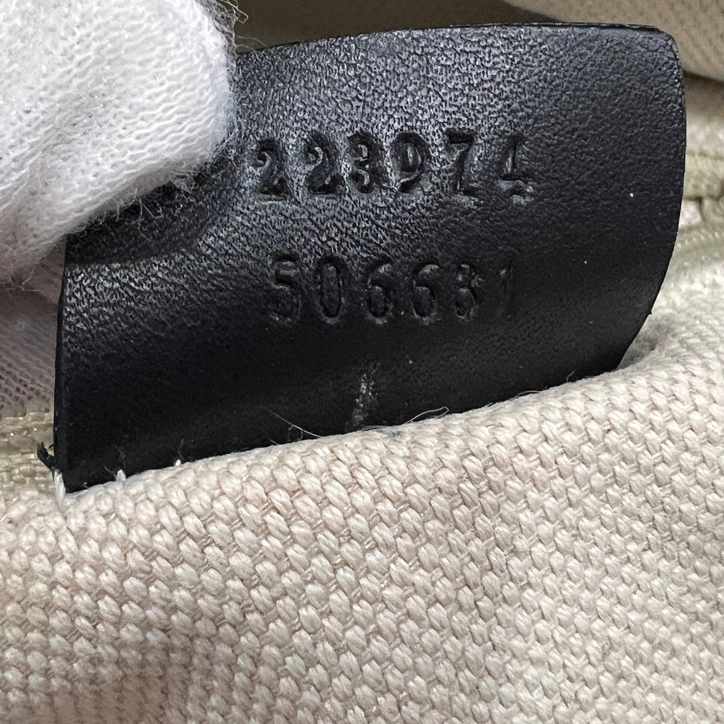 GUCCI Sukey Handbag in Timeless Black Guccissima (GG embossed) Leather