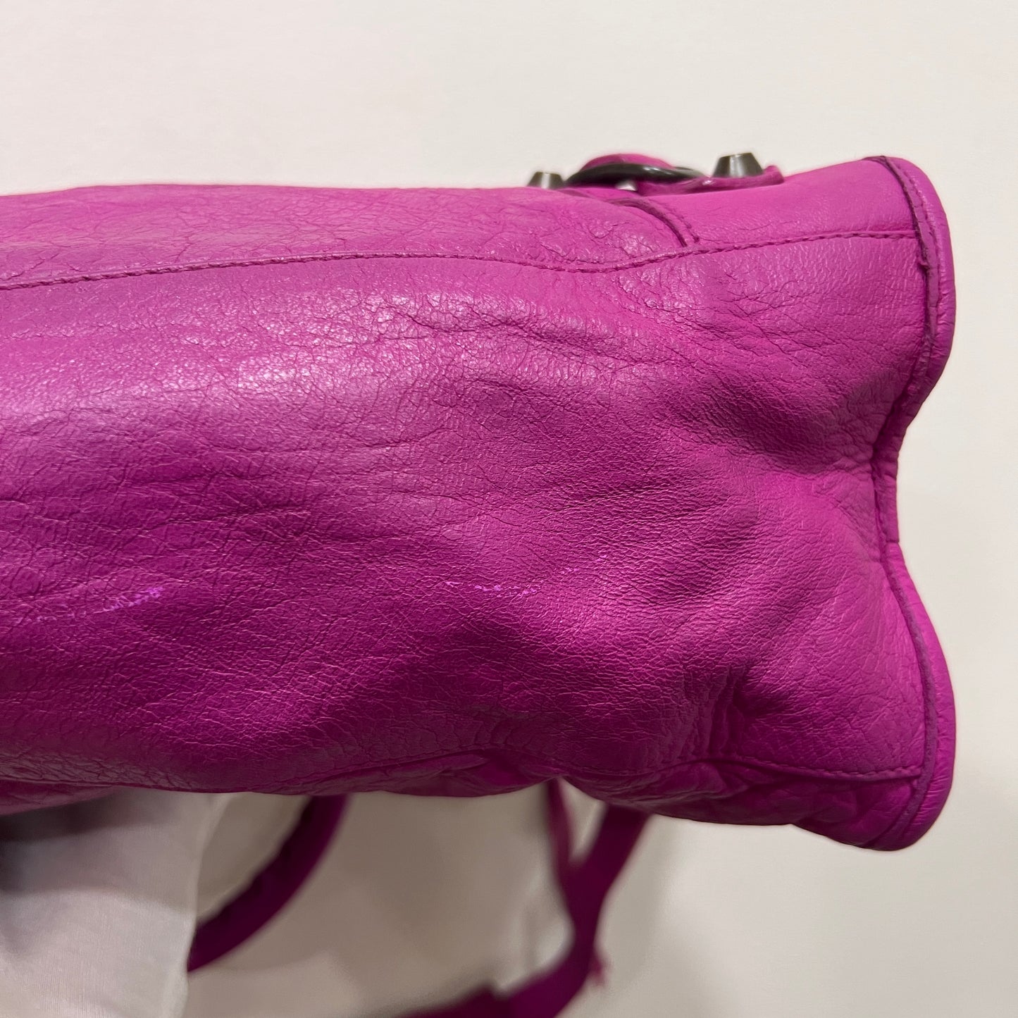 BALENCIAGA City Bag Medium Magenta Pink