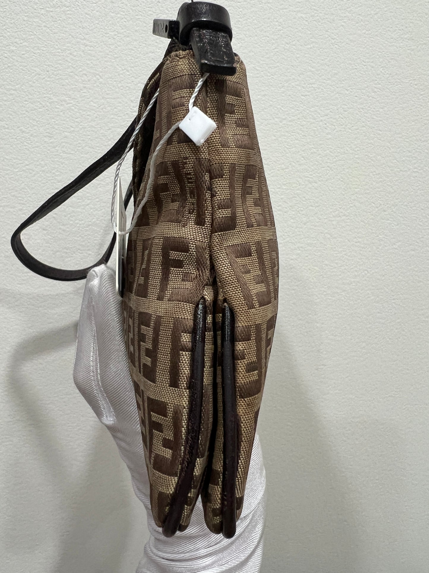 FENDI Baguette Brown Canvas