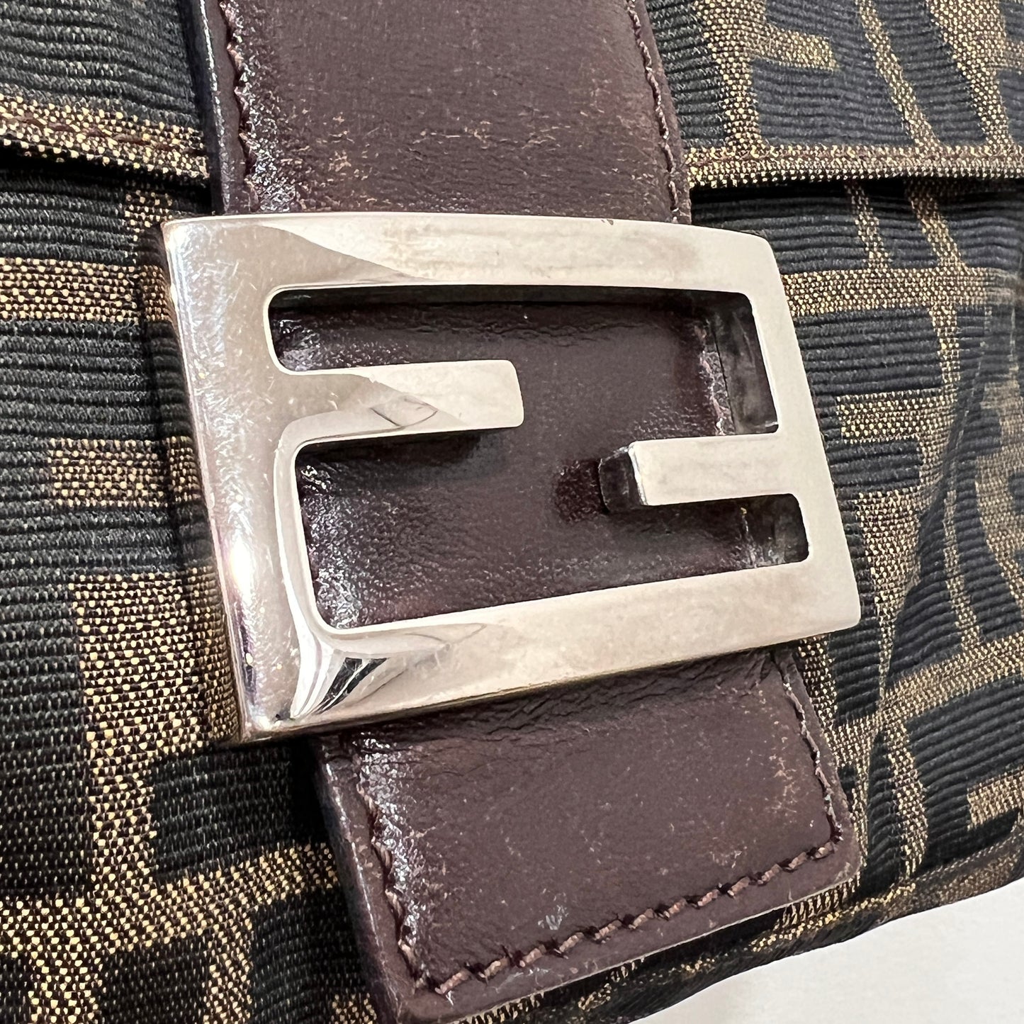 FENDI Baguette in Silver Hardware