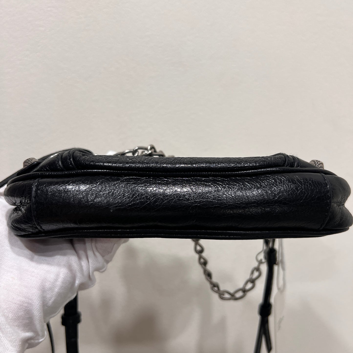 BALENCIAGA Le Cagole Mini Denim Black