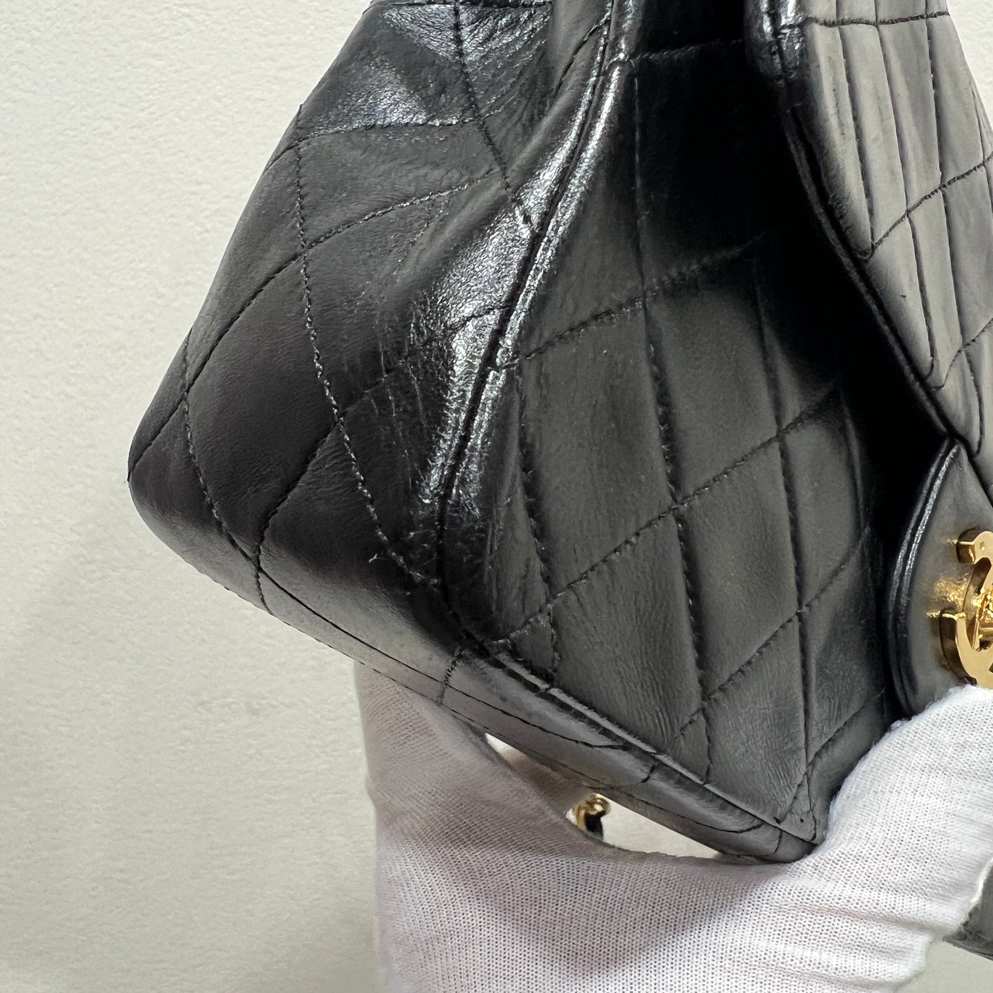 CHANEL Classic Double Flap 24k Gold 23cm