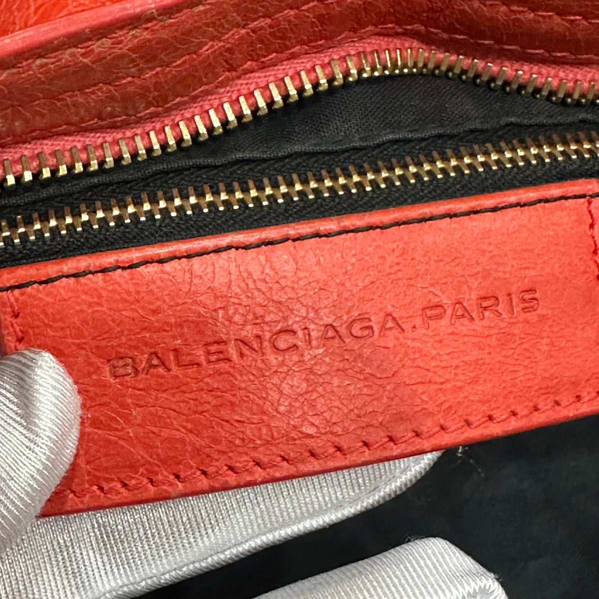 BALENCIAGA City Bag Medium Gold Hardware