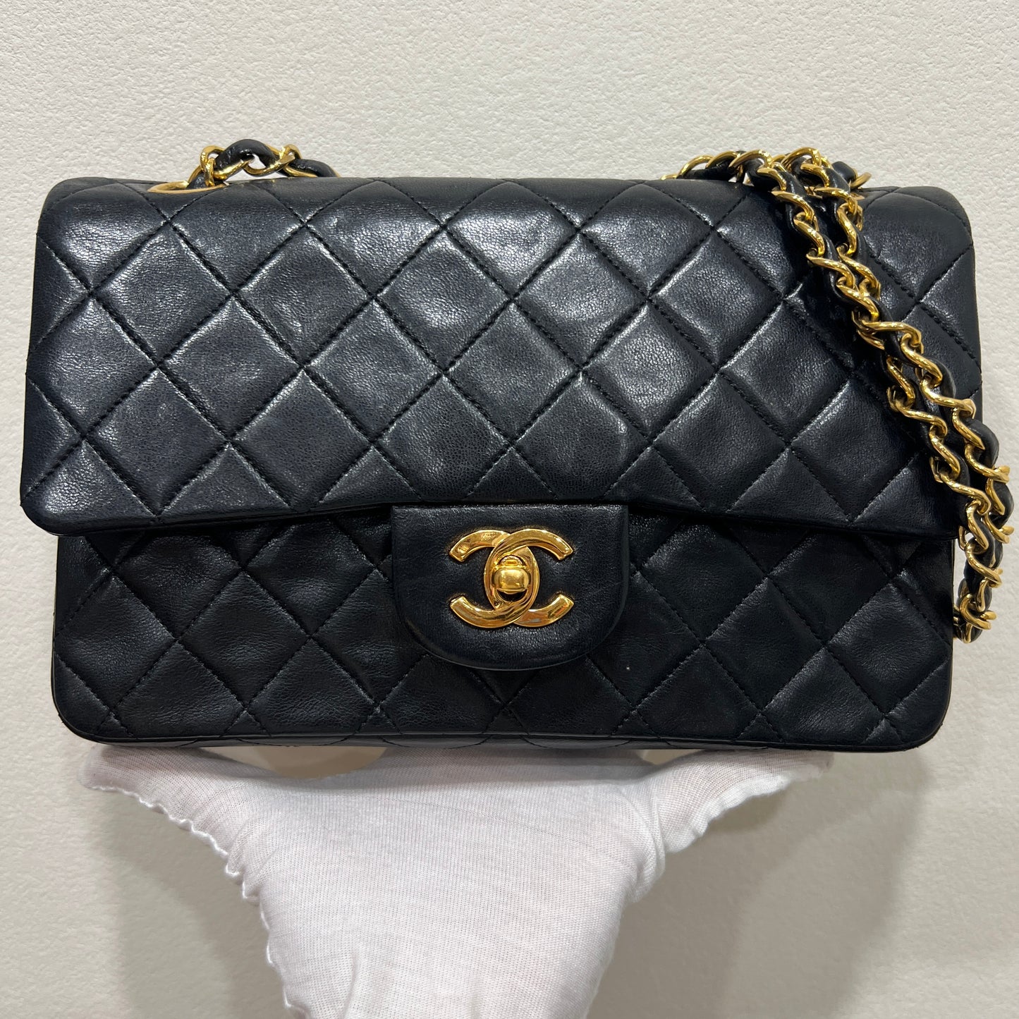 CHANEL Classic Double Flap 24k Gold 23cm
