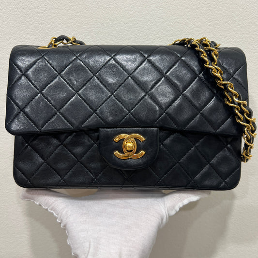 CHANEL Classic Double Flap 24k Gold 23cm