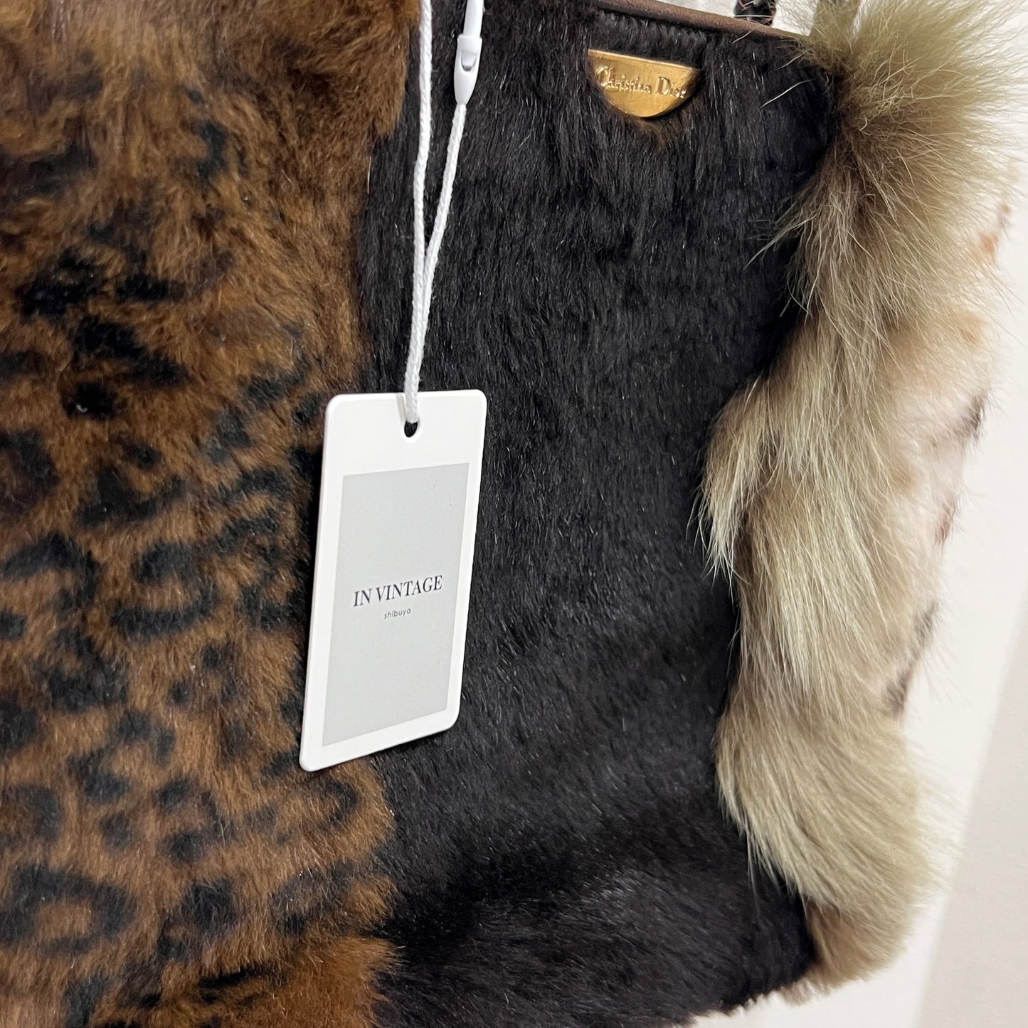 DIOR Fur Handbag Small