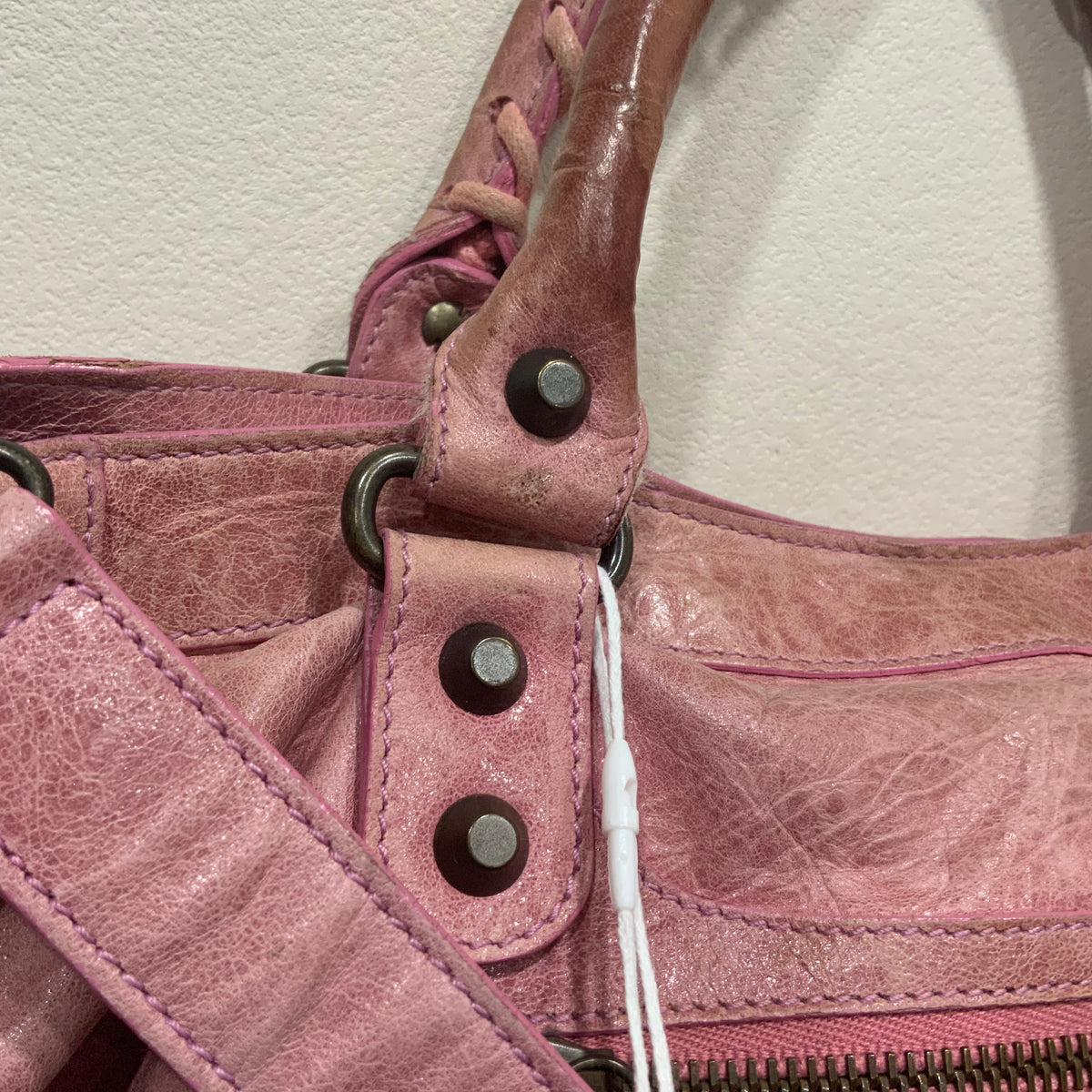BALENCIAGA Pink City Bag Medium