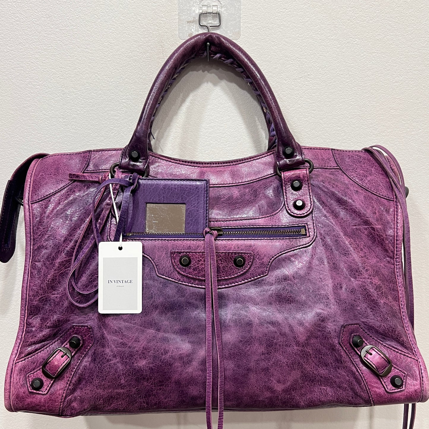 BALENCIAGA City Bag Medium Purple