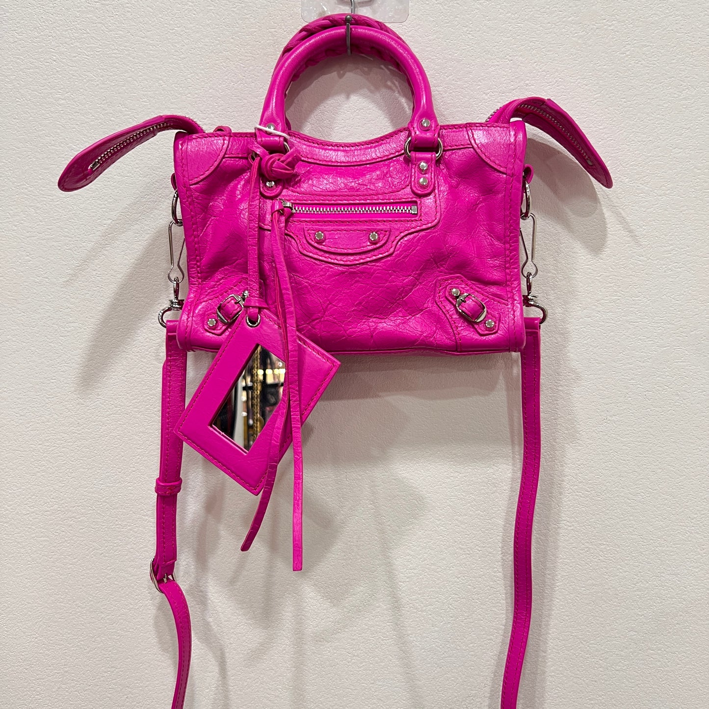BALENCIAGA Le City Bag Mini in Hot Pink