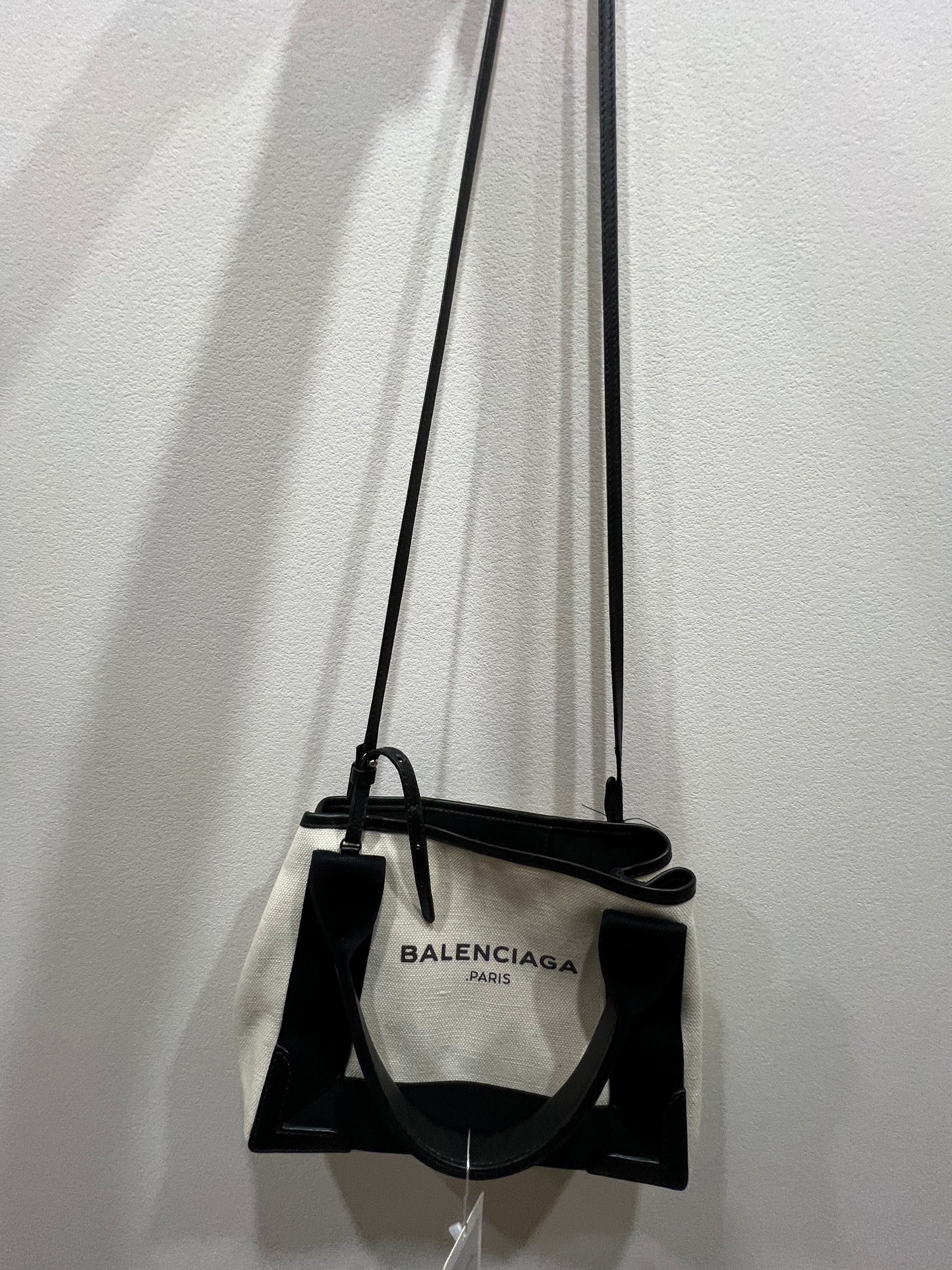 BALENCIAGA Navy Cabas XS