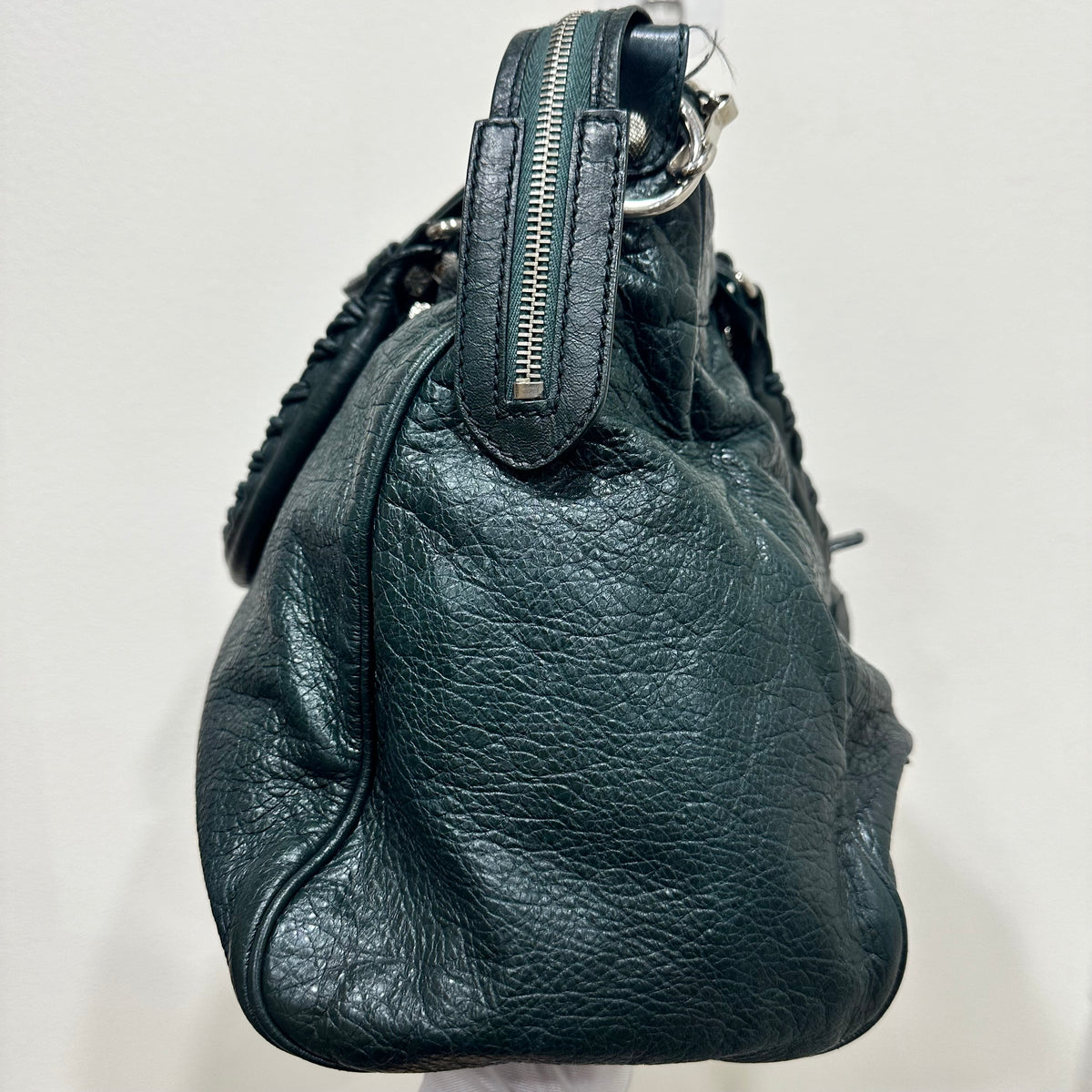 BALENCIAGA  Green City Bag Long Strap