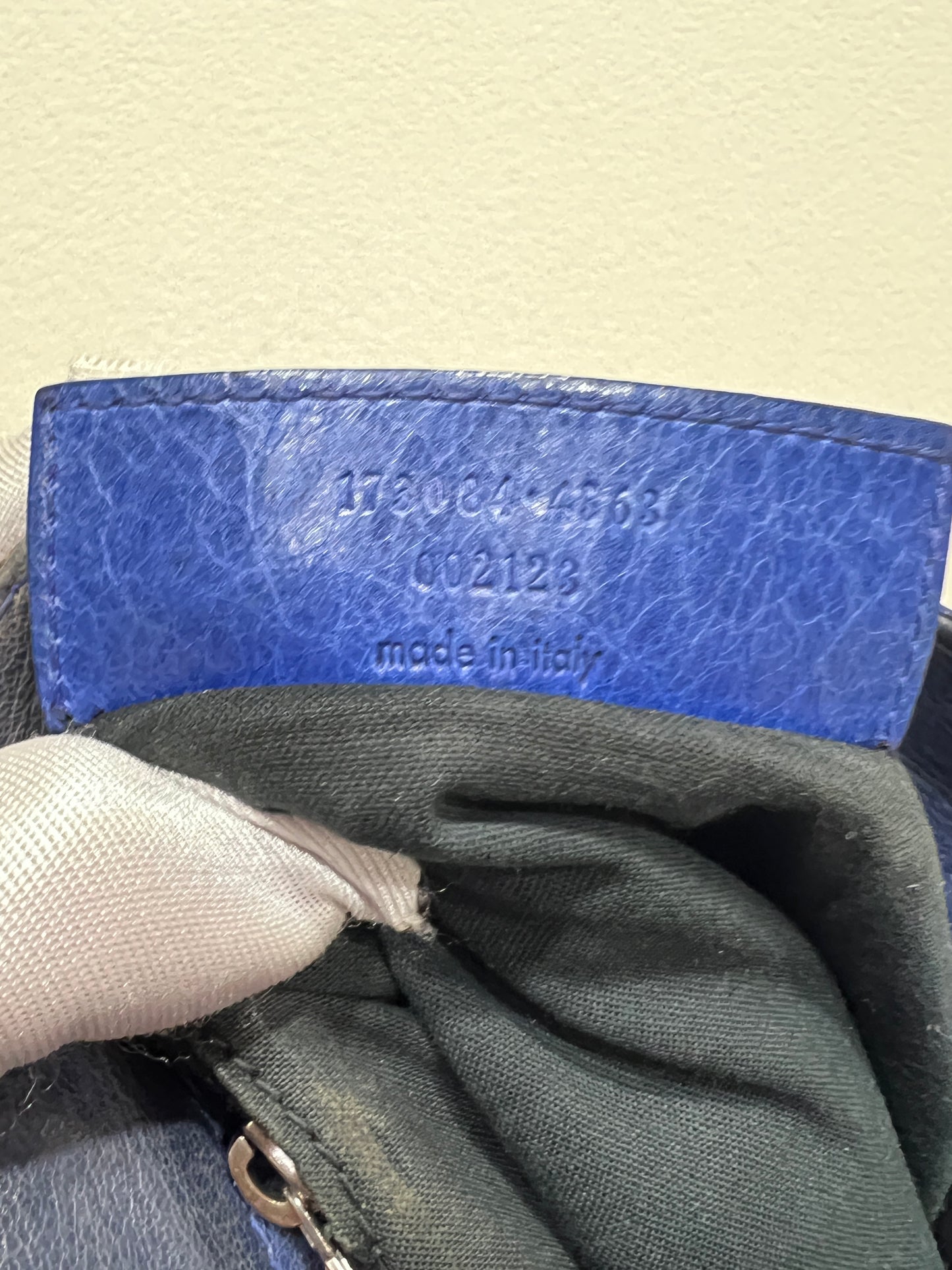 BALENCIAGA BLUE CITY BAG