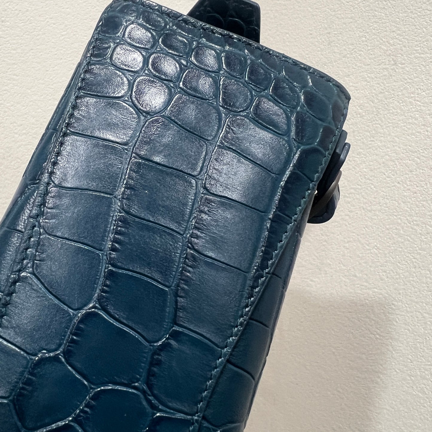 BALENCIAGA Mini City Crocodile
