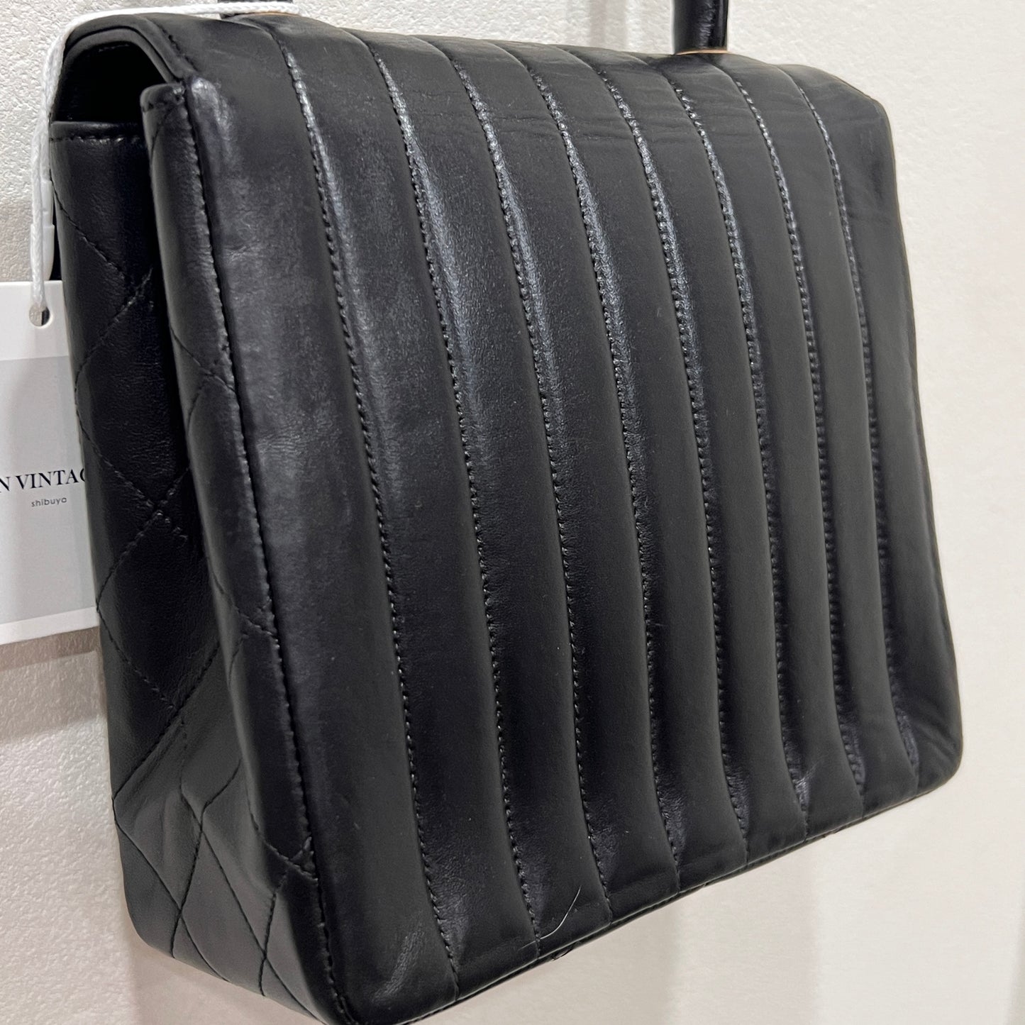 CHANEL Matelassé Mademoiselle Coco Mark Lambskin Handbag