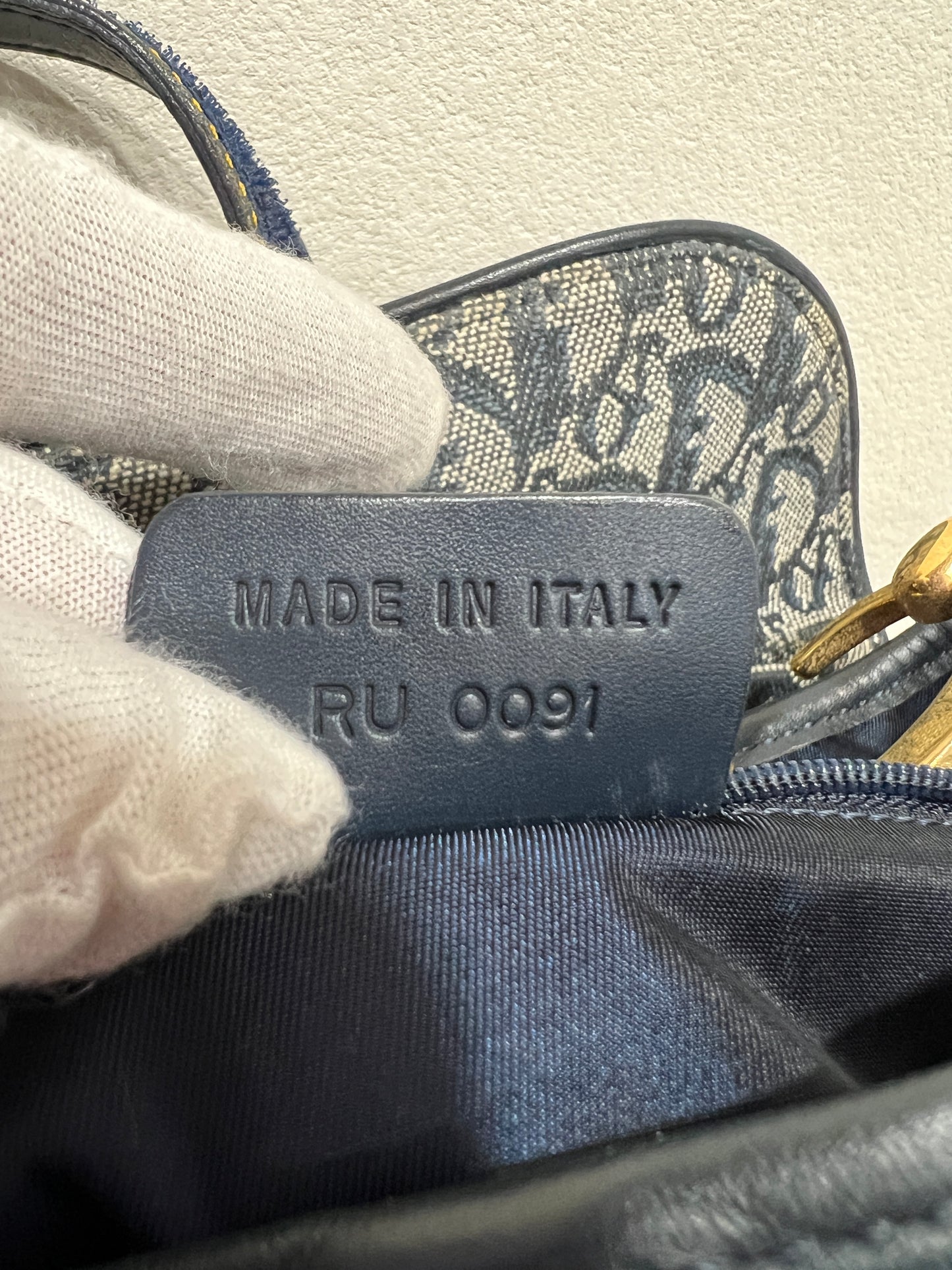 DIOR Double Saddle Bag