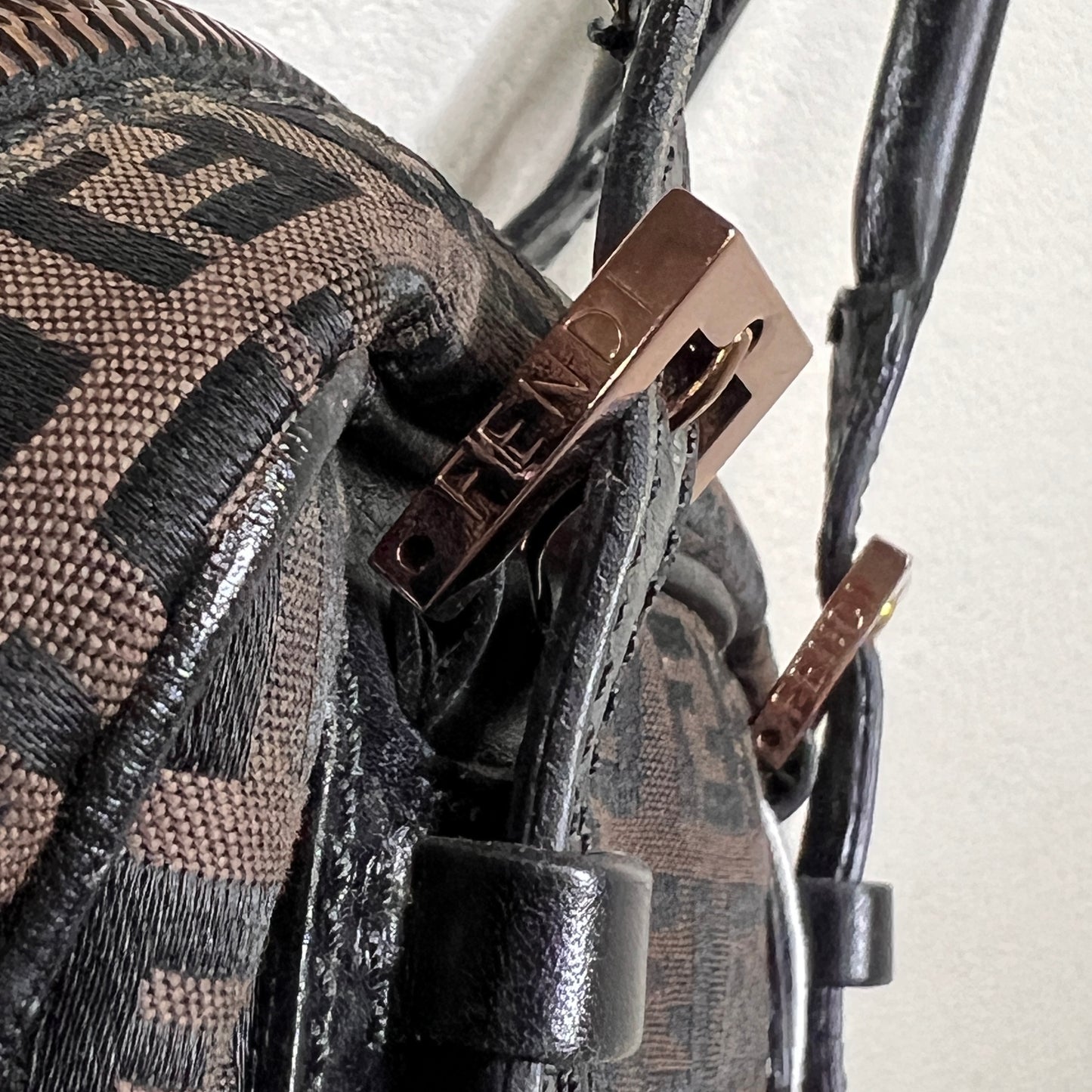 FENDI Zuccino Shoulder Bag